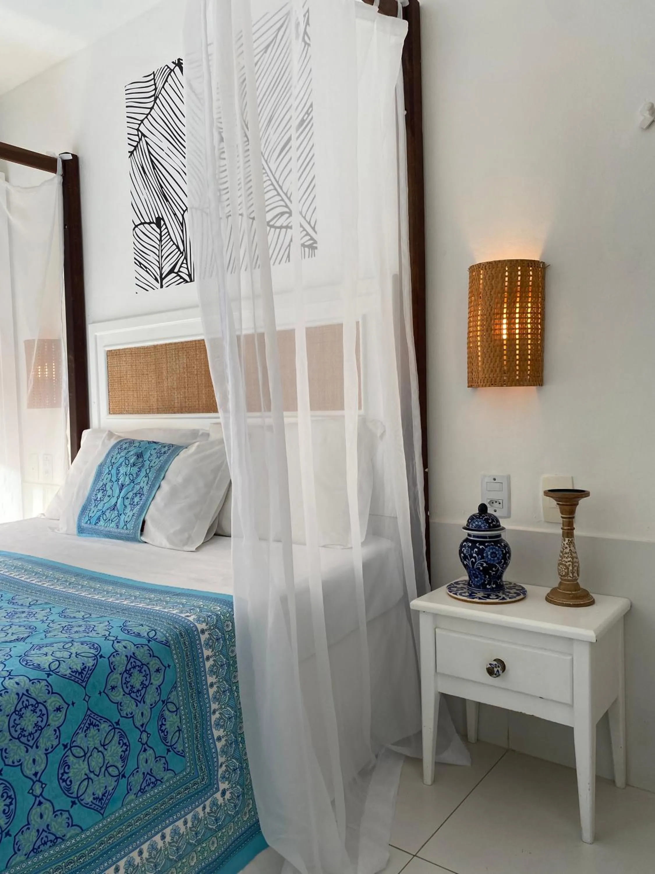 Bed in Villa Baobá Pousada & Spa