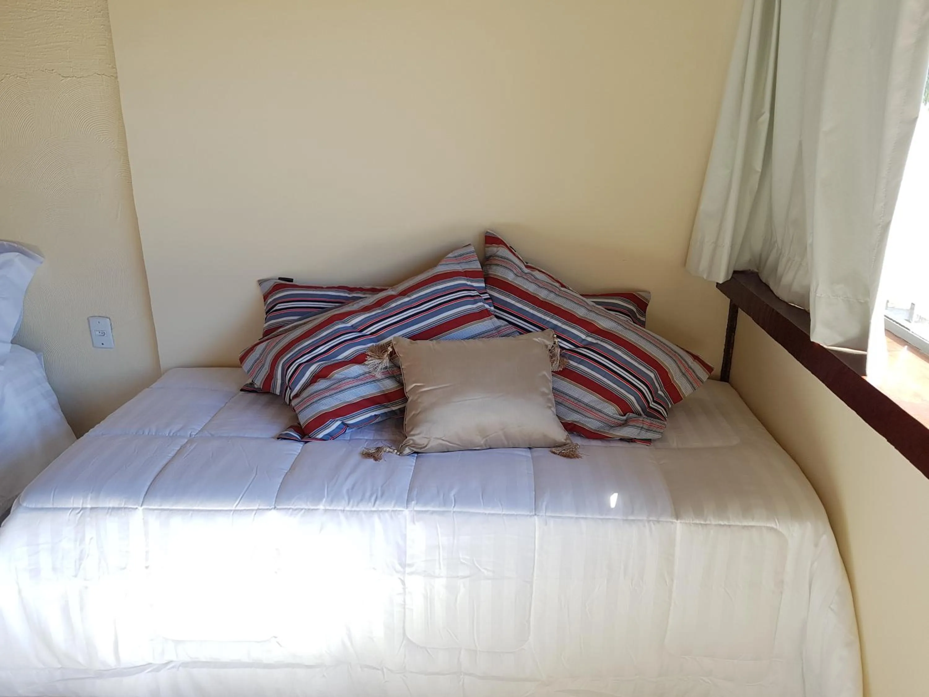 Decorative detail, Bed in Pousada Costa do Sapê