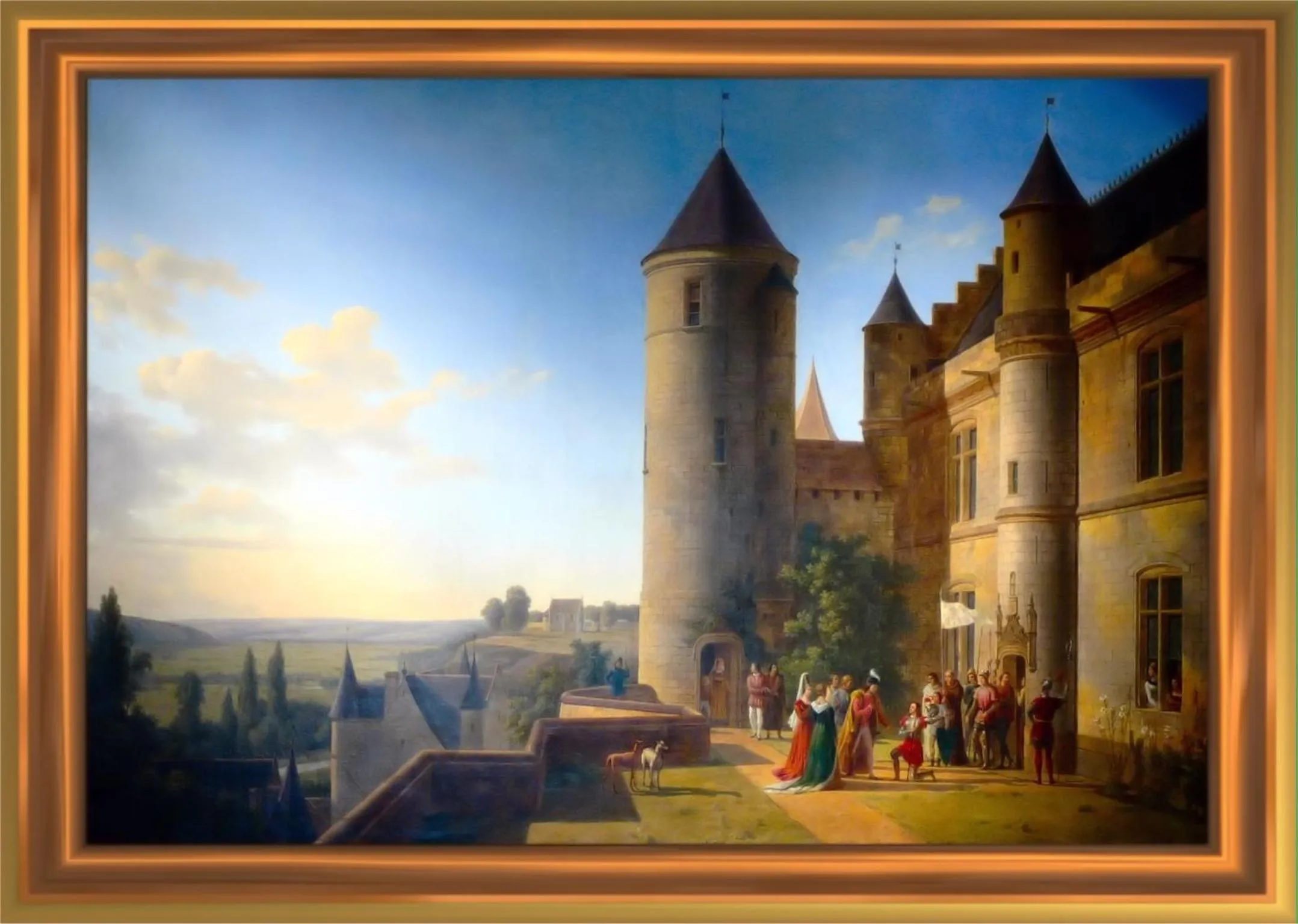 Bird's eye view in La Maison de l'Argentier du Roy