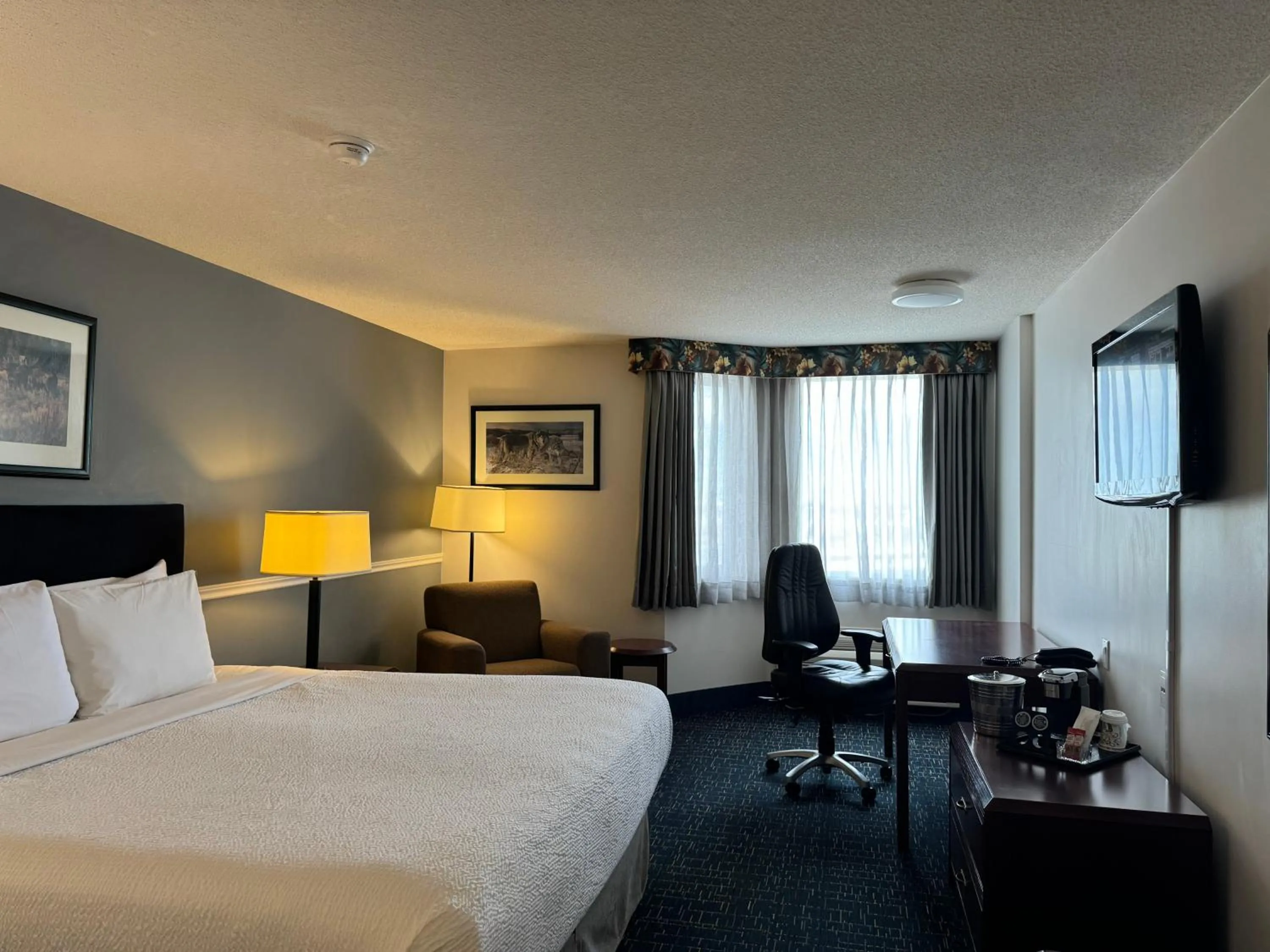 Bed in Divya Sutra Plaza and Conference Centre Calgary Airport