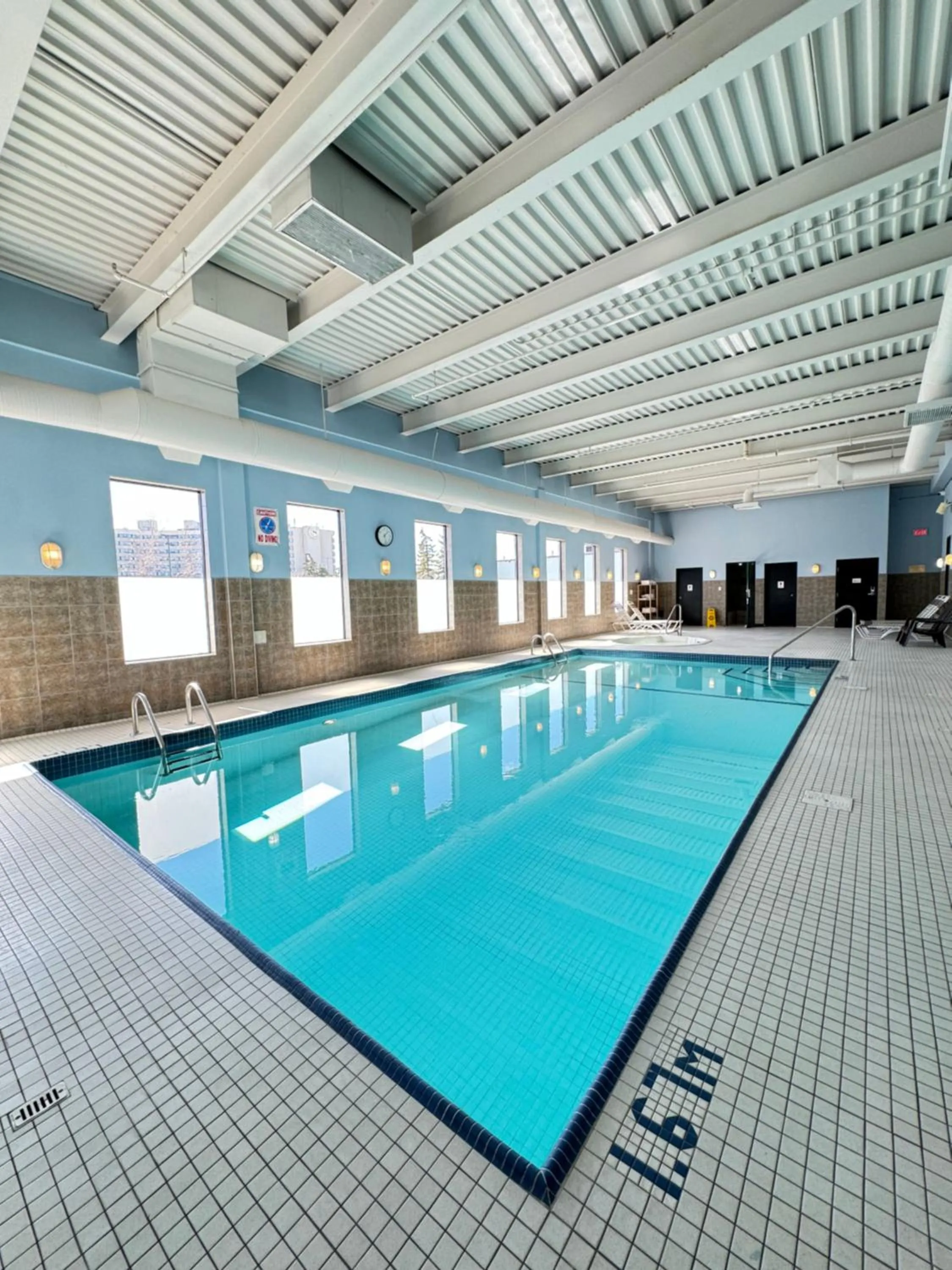 Pool view in Divya Sutra Plaza and Conference Centre Calgary Airport