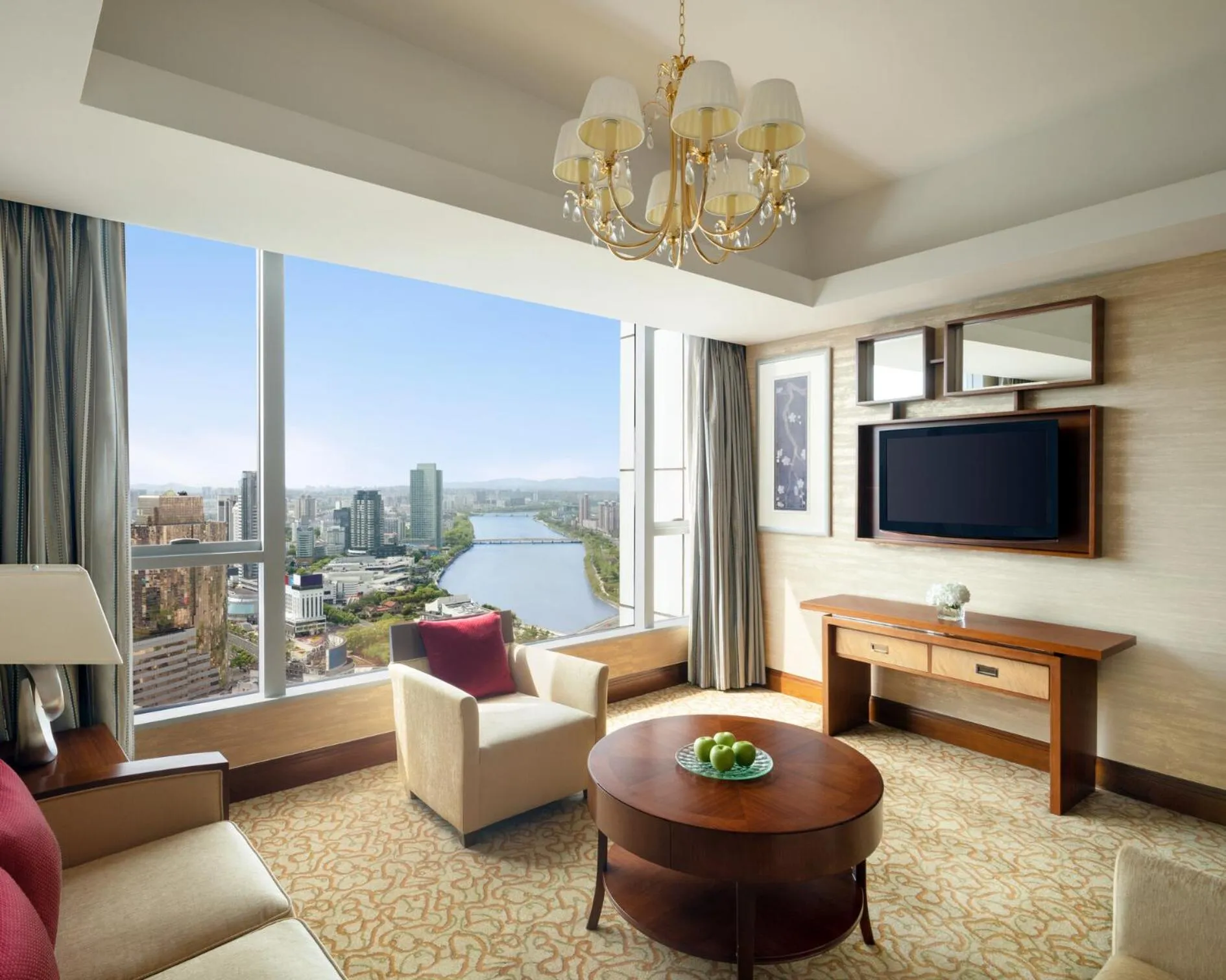 Living room in Shangri-La Ningbo