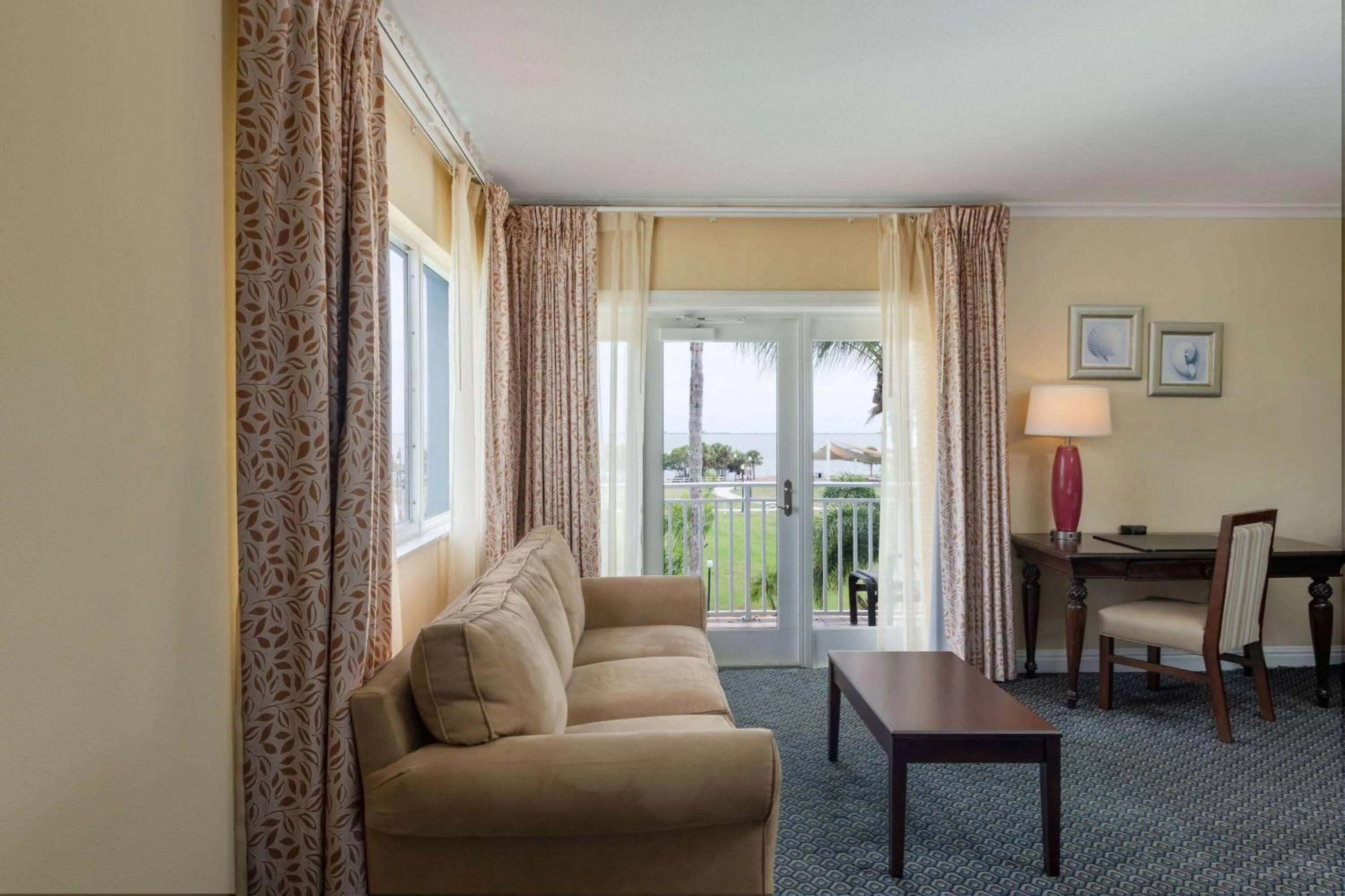 Bed in Safety Harbor Resort & Spa Trademark Collection by Wyndham