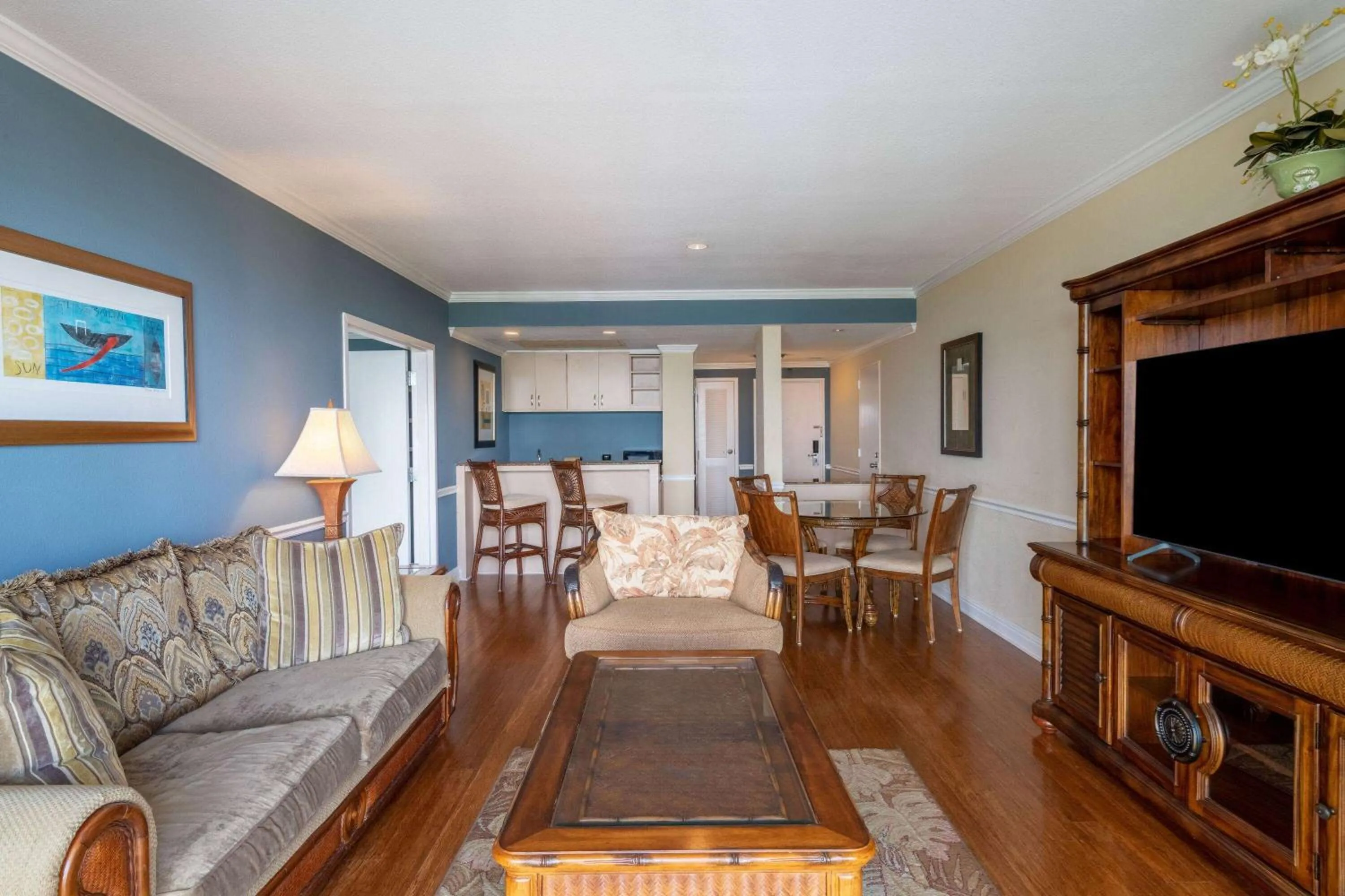 Bed in Safety Harbor Resort & Spa Trademark Collection by Wyndham