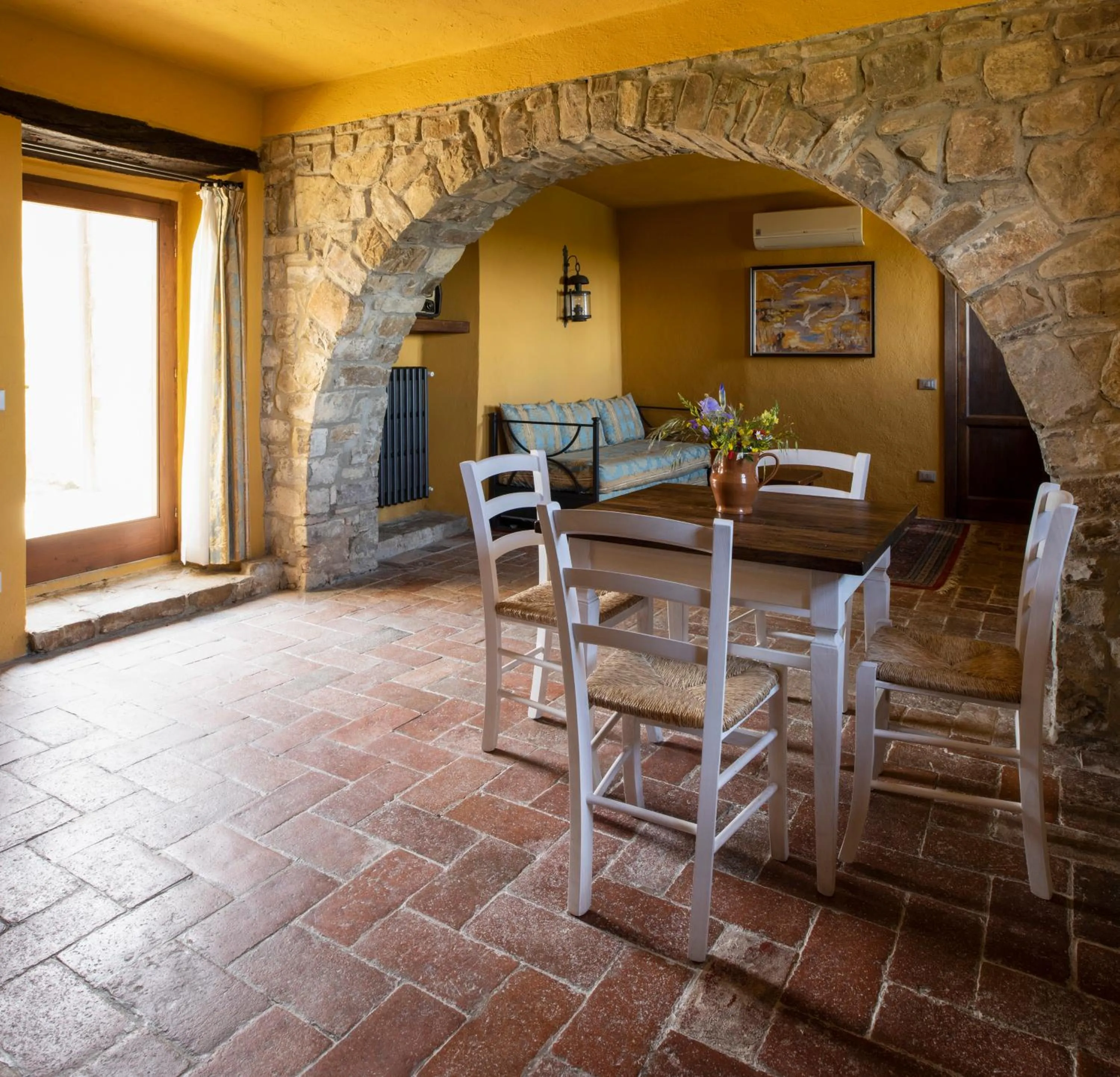 Dining area in La Rimbecca Greve in Chianti