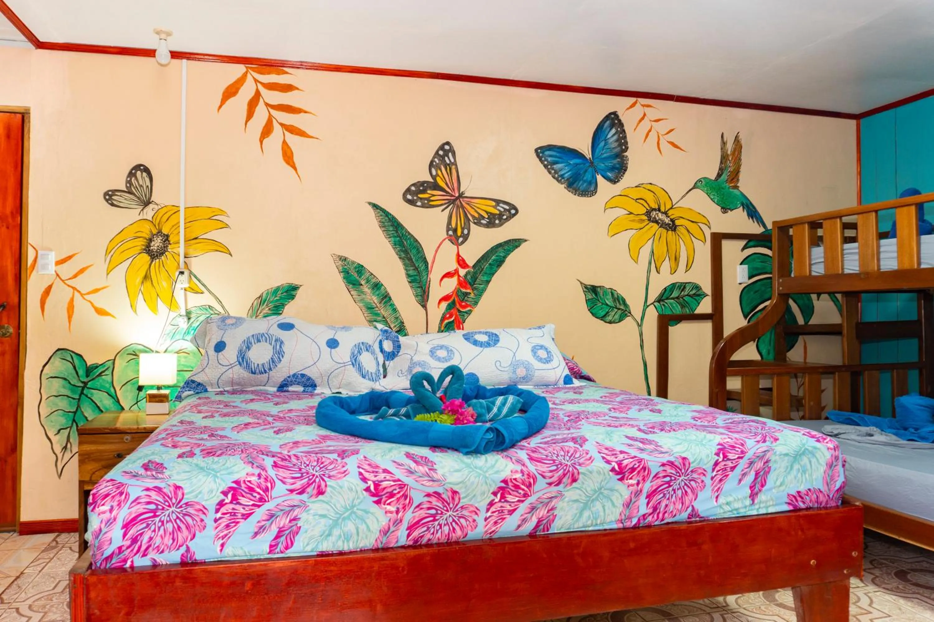 Bed in Hotel Casa Gitana Corcovado Tour operador