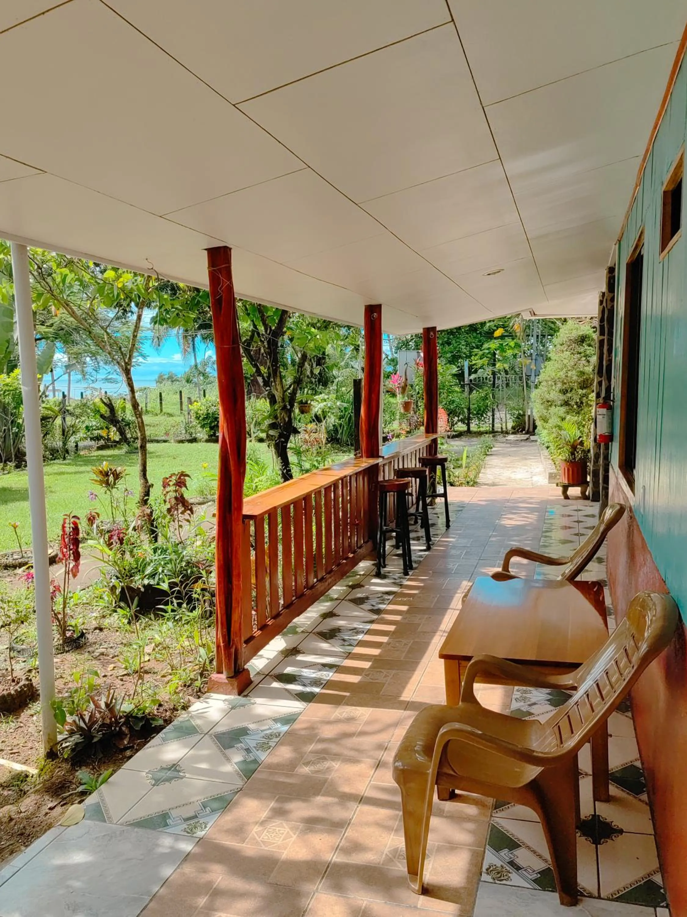 Balcony/Terrace in Hotel Casa Gitana Corcovado Tour operador