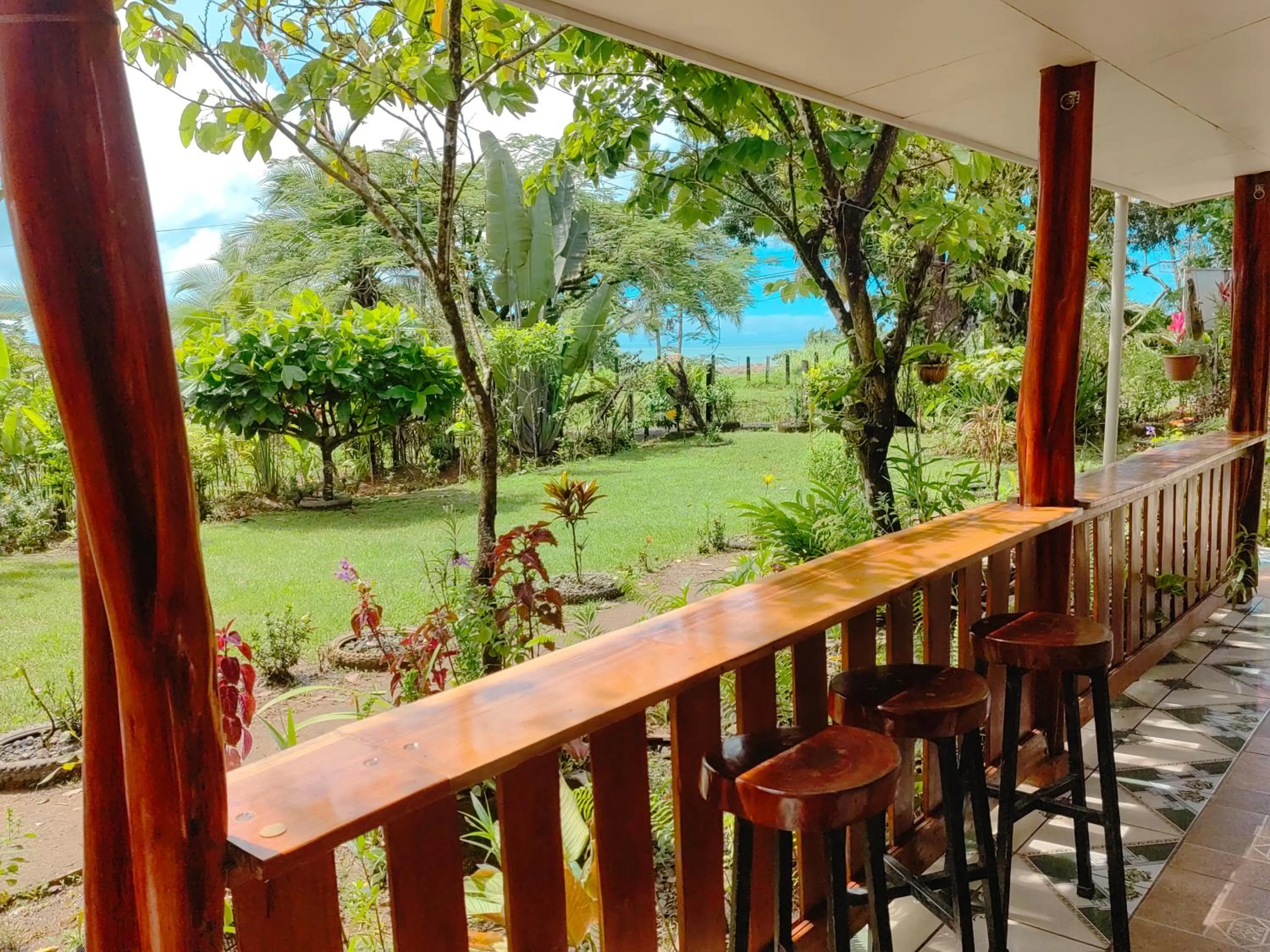 Balcony/Terrace in Hotel Casa Gitana Corcovado Tour operador