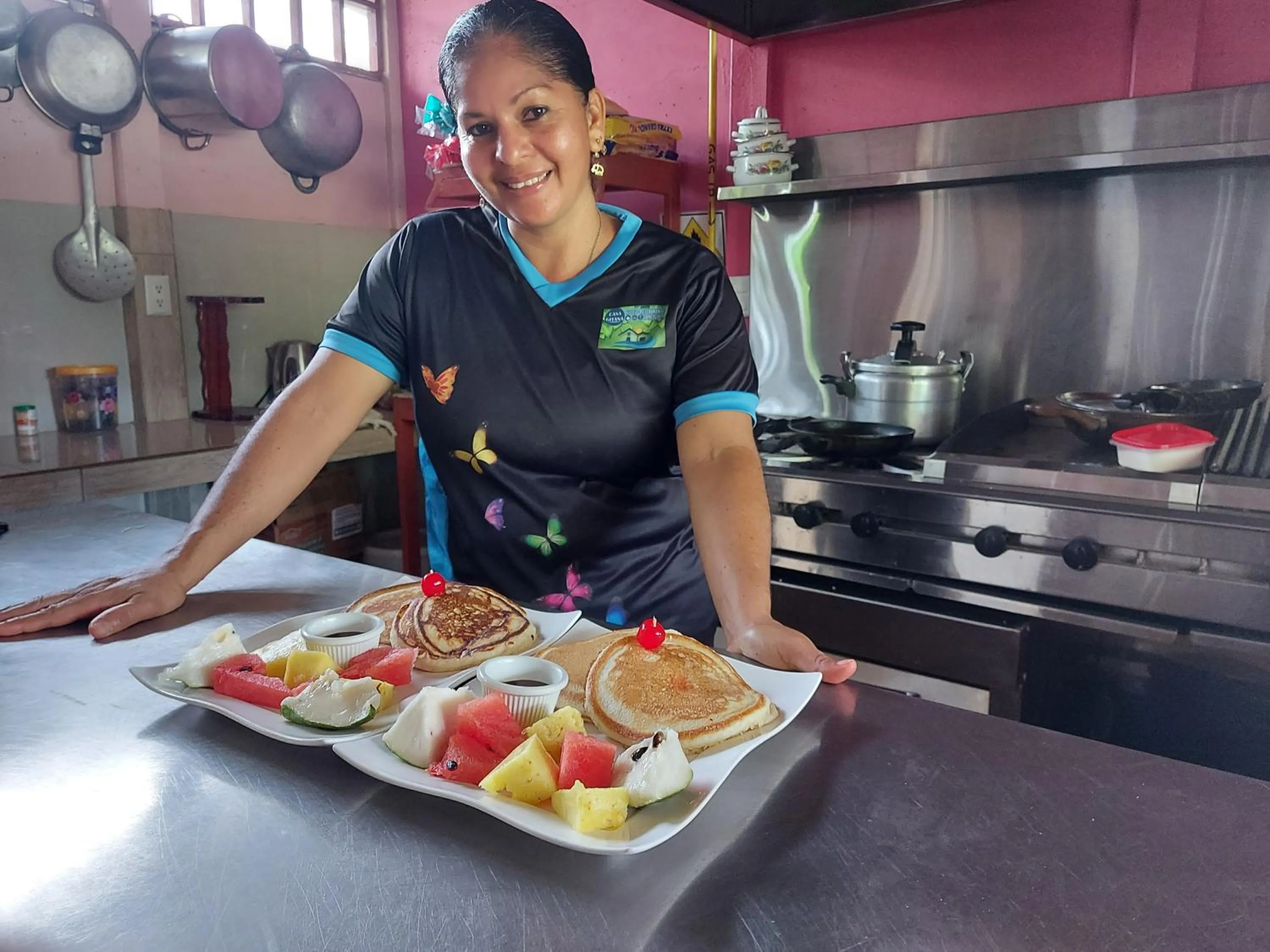 Breakfast in Hotel Casa Gitana Corcovado Tour operador