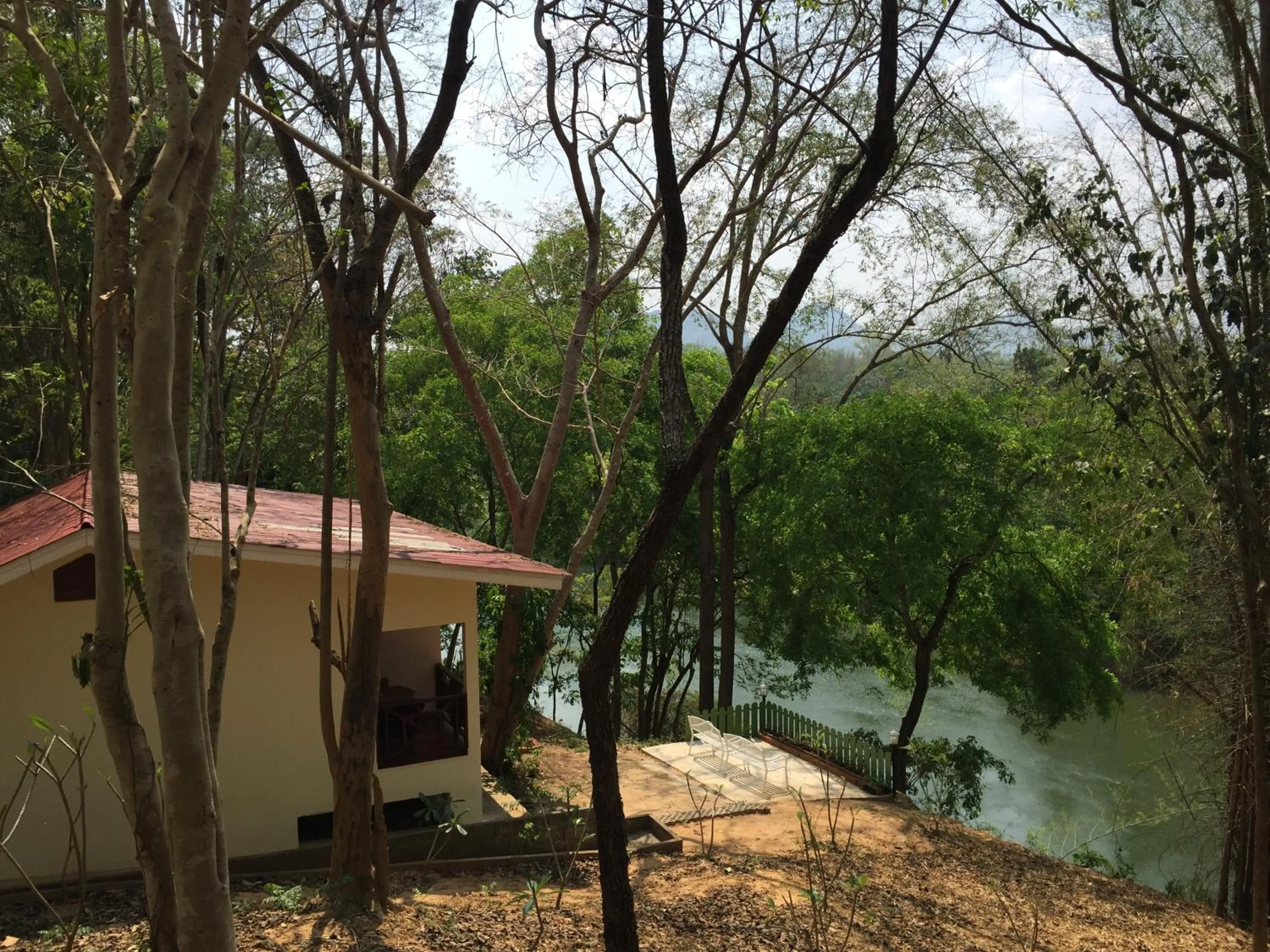 Balcony/Terrace in Saiyok River House