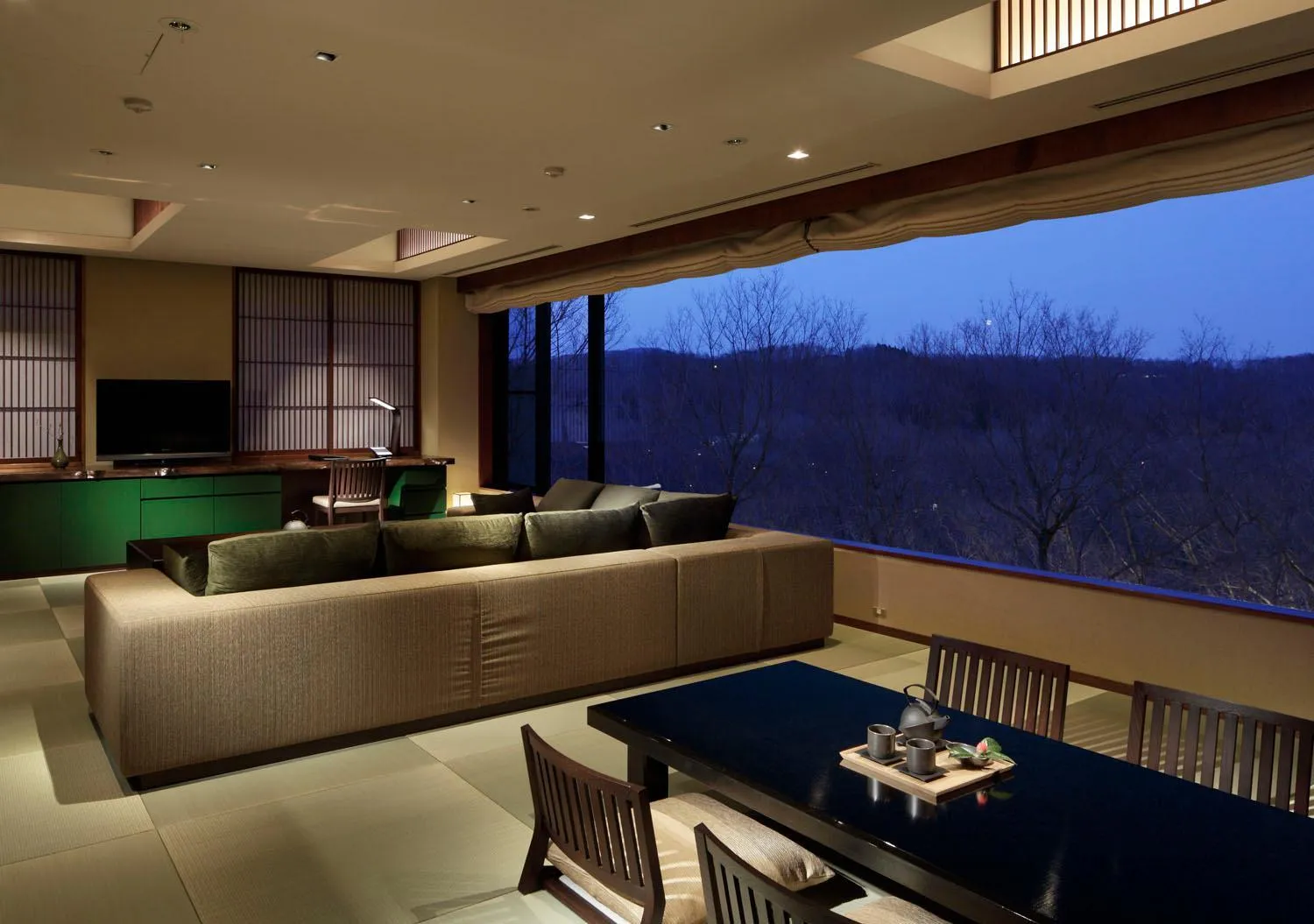 Living room in 竹泉荘 Chikusenso Onsen