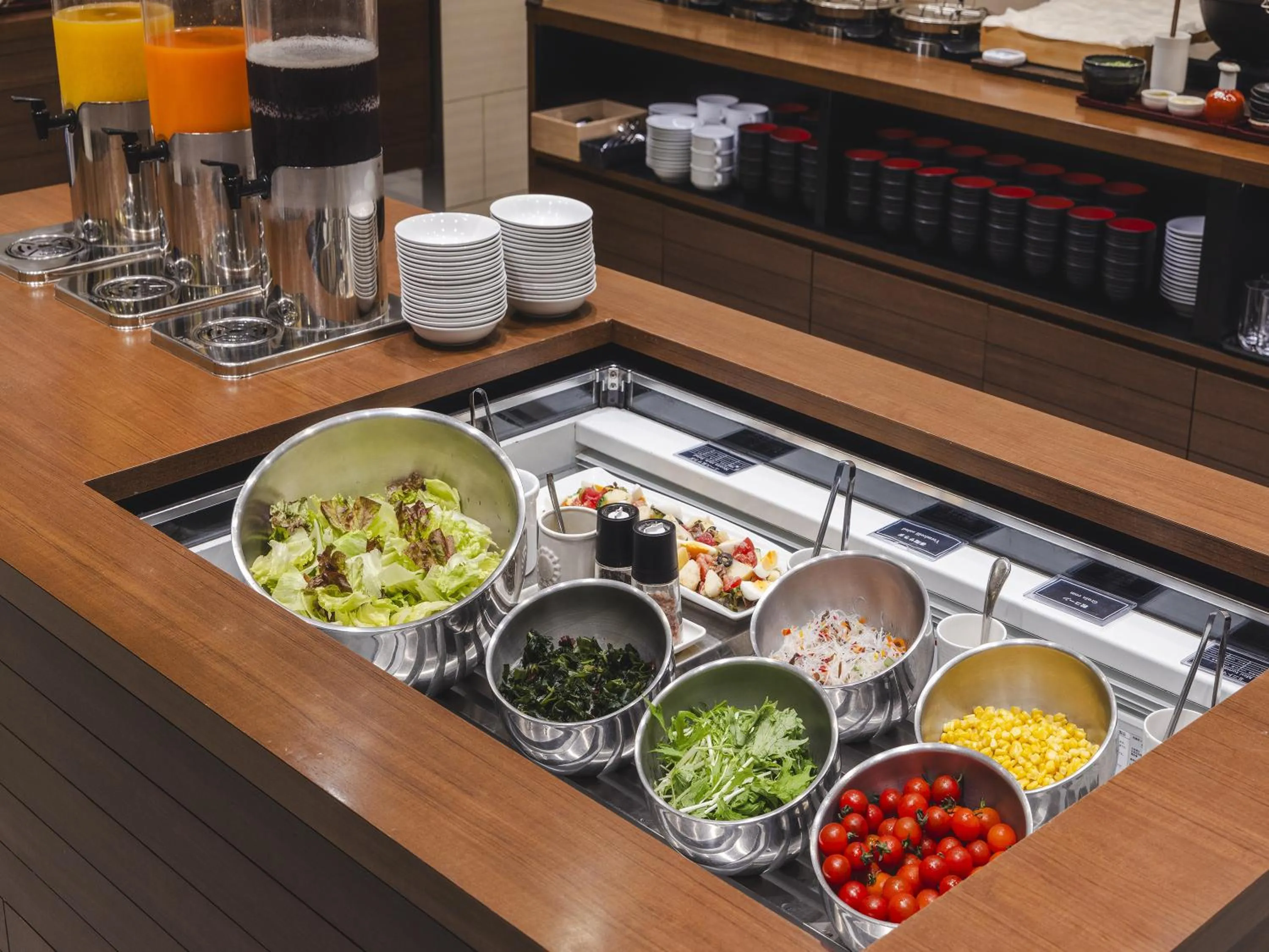 Buffet breakfast in Canal City Fukuoka Washington Hotel