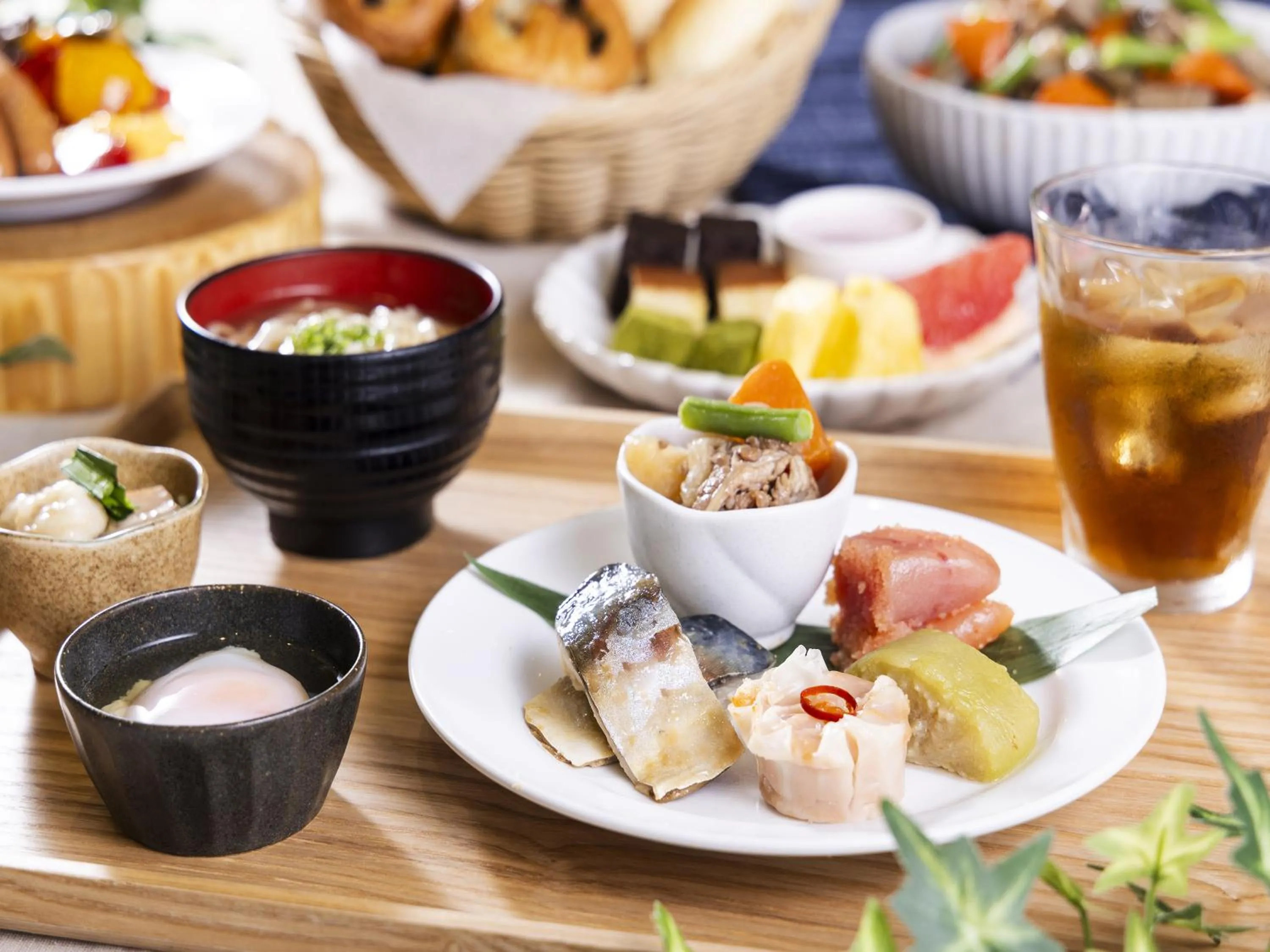 Buffet breakfast in Canal City Fukuoka Washington Hotel