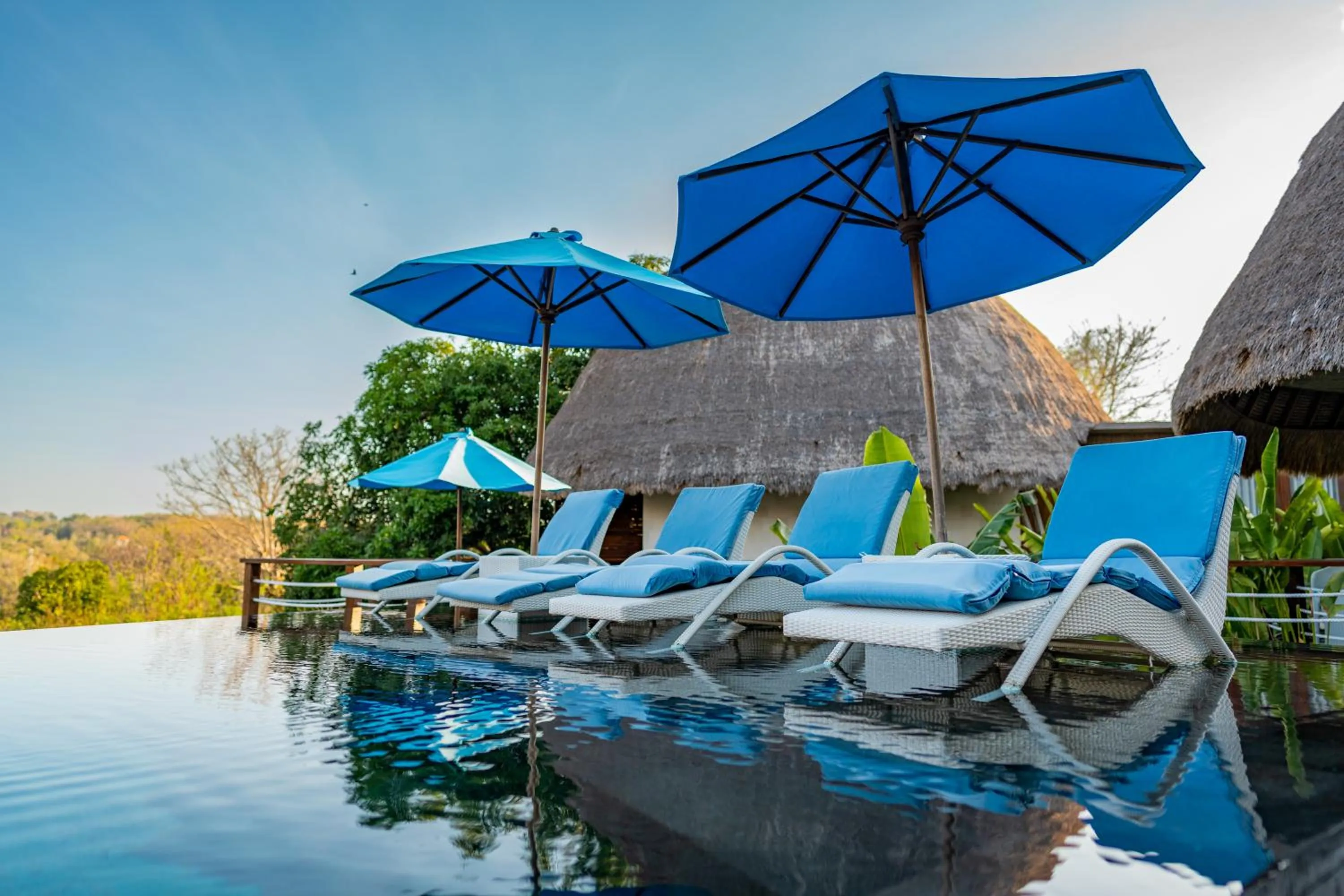 Swimming pool in C-View Villas