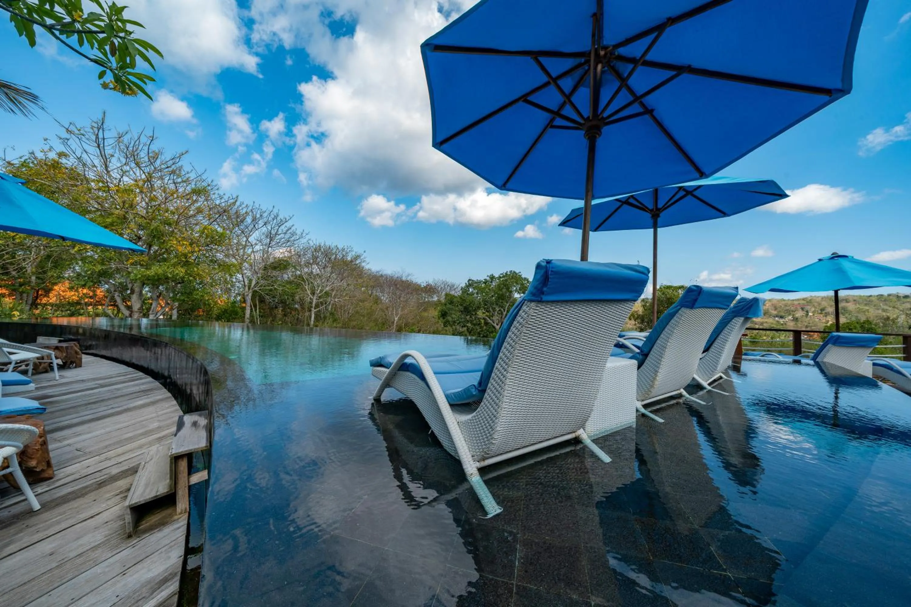 Swimming pool in C-View Villas