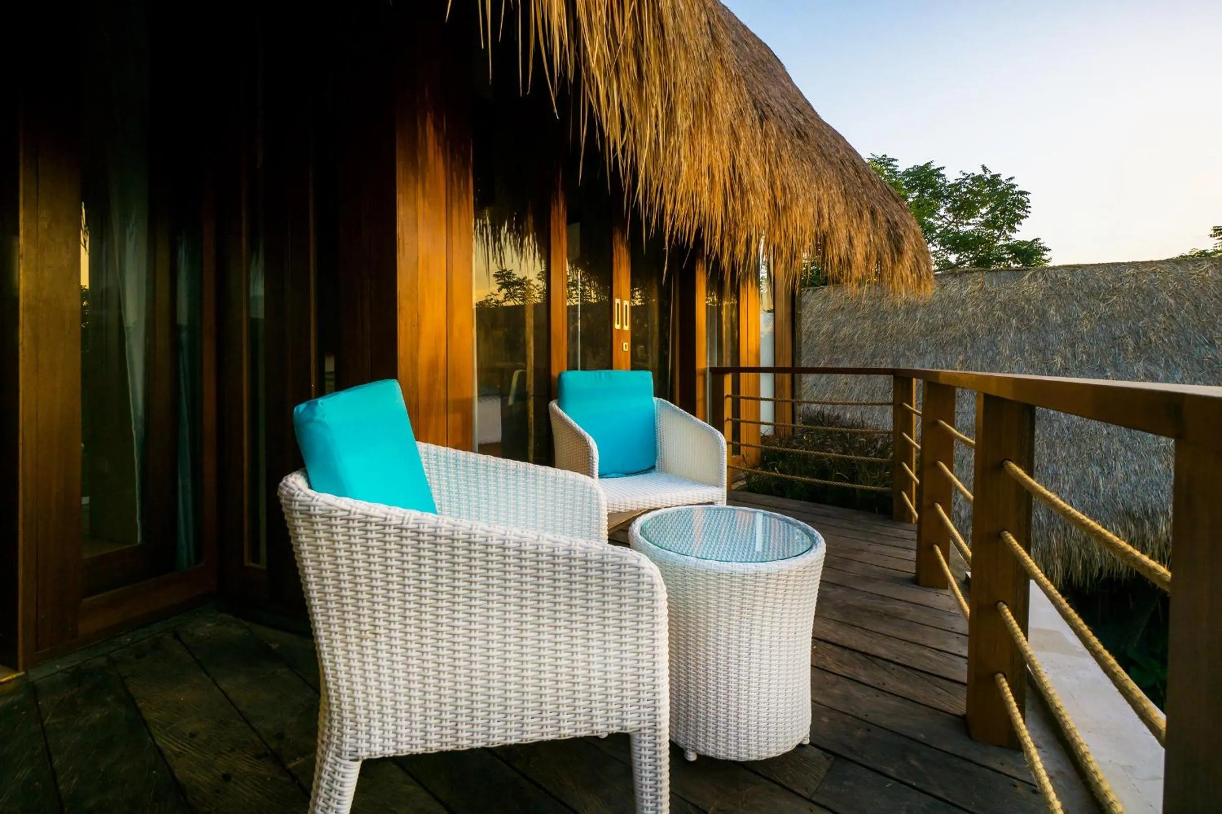 Patio in C-View Villas