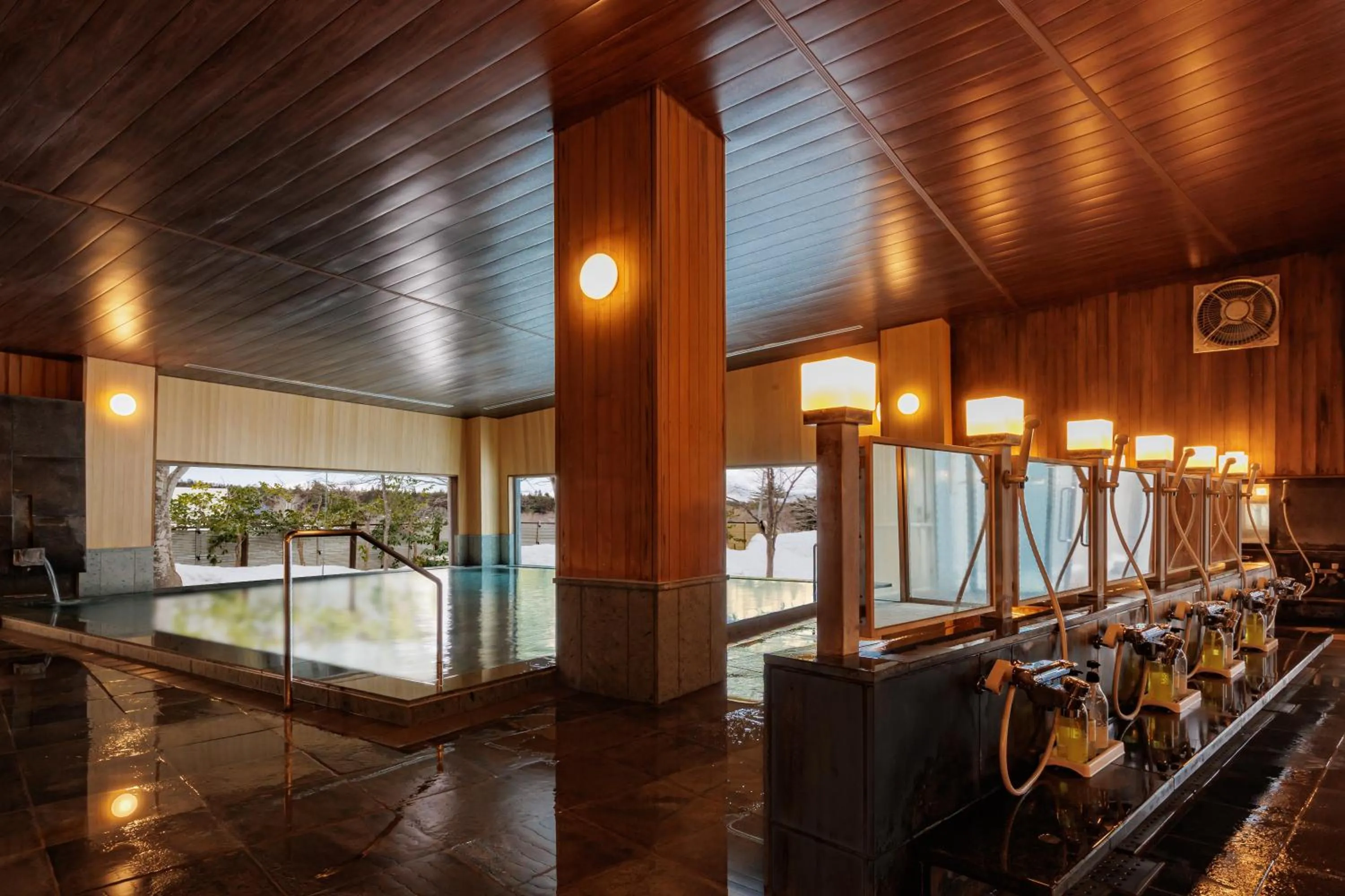 Hot Spring Bath in KAMENOI HOTEL Aomori Makado