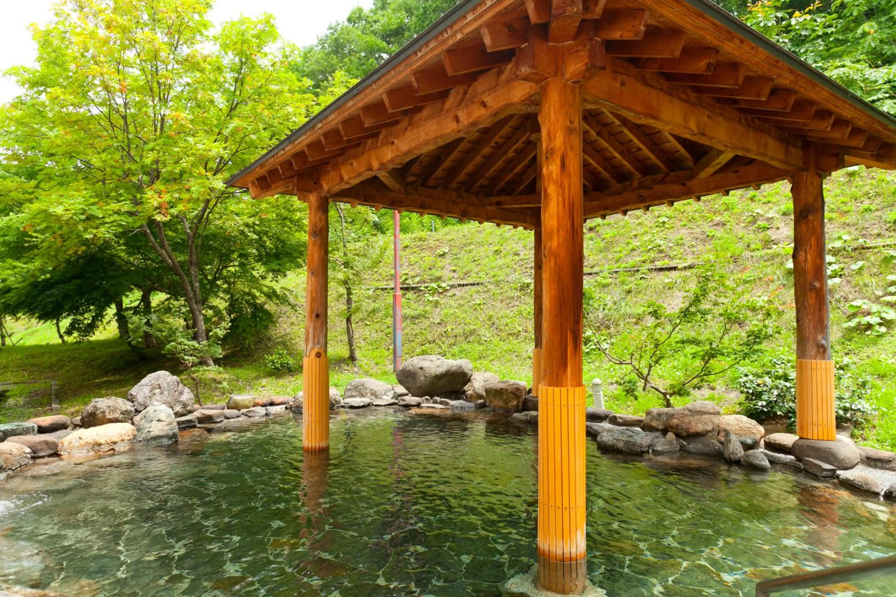 Open Air Bath in KAMENOI HOTEL Aomori Makado