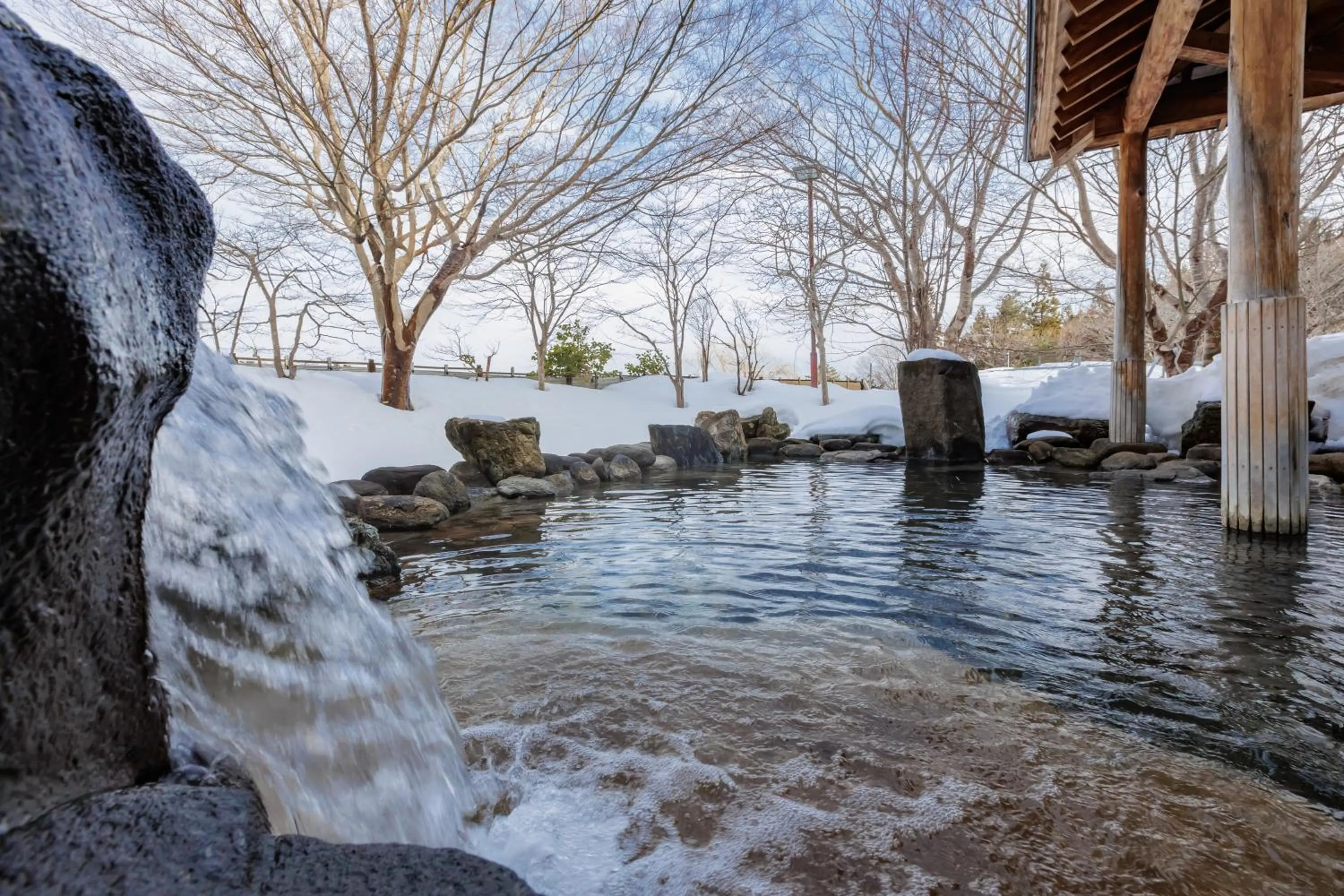 Hot Spring Bath in KAMENOI HOTEL Aomori Makado