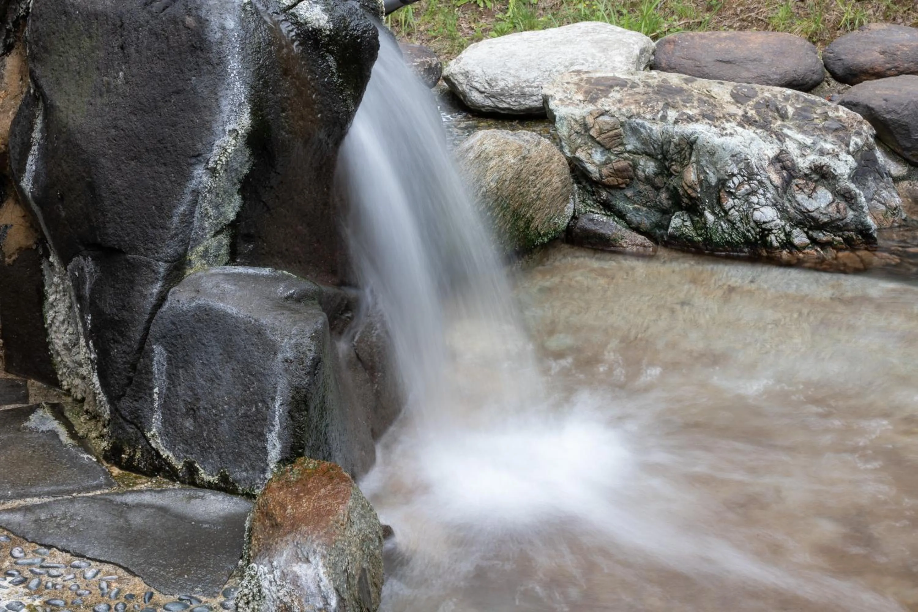 Open Air Bath in KAMENOI HOTEL Aomori Makado