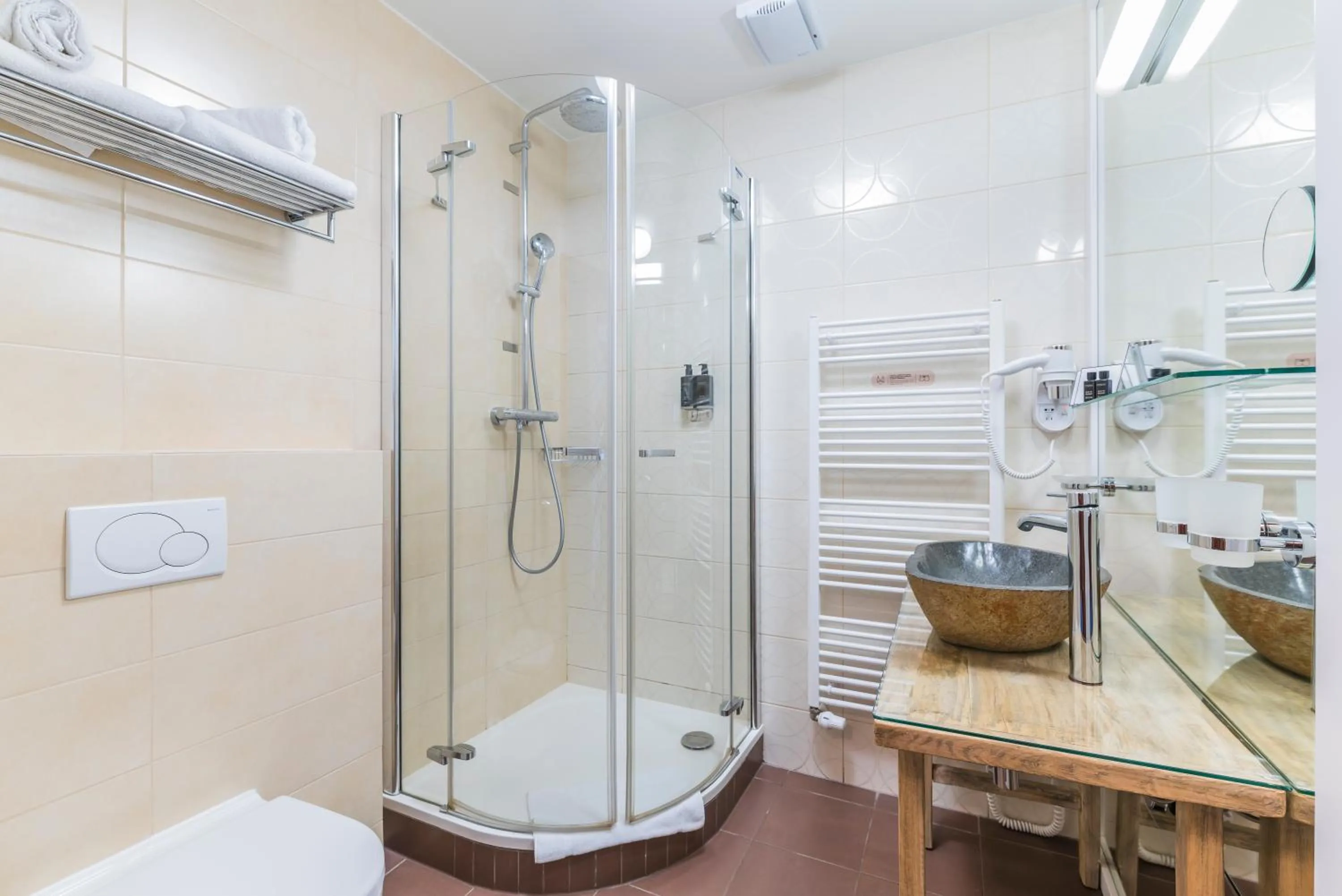 Shower in Wellness & spa hotel Augustiniánský dům