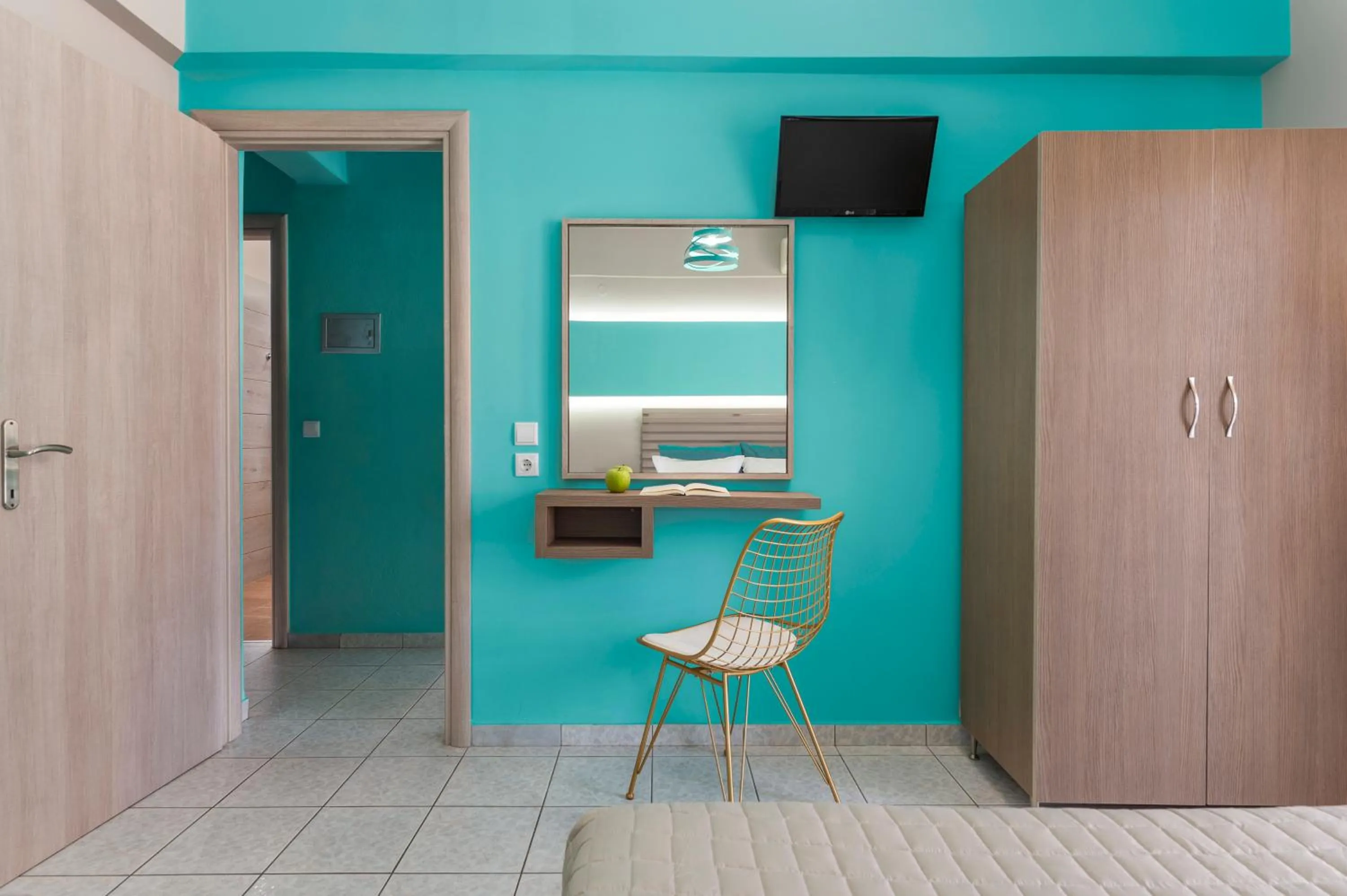 Seating area in Ouzas luxury Hotel