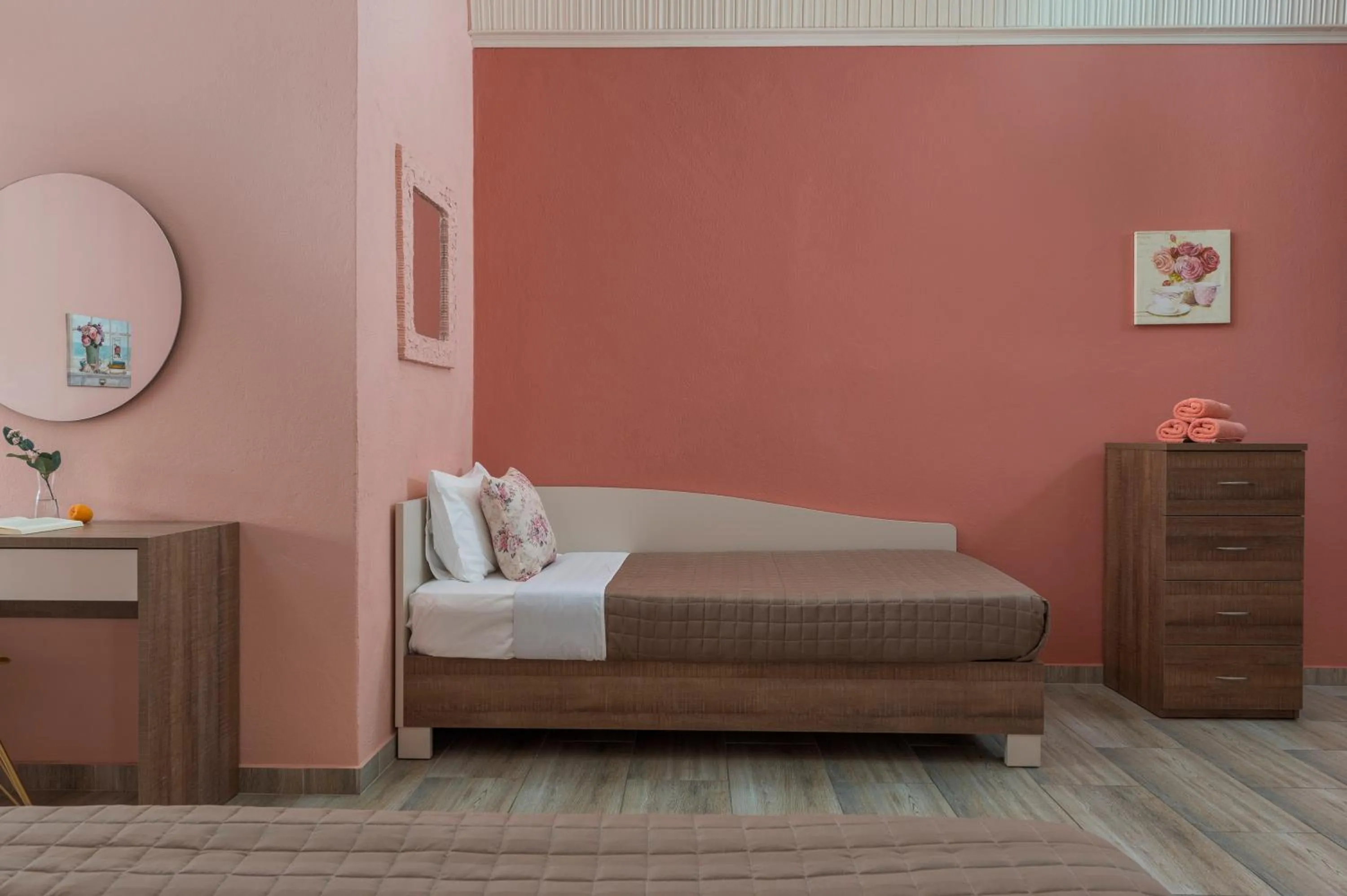 Bed in Ouzas luxury Hotel