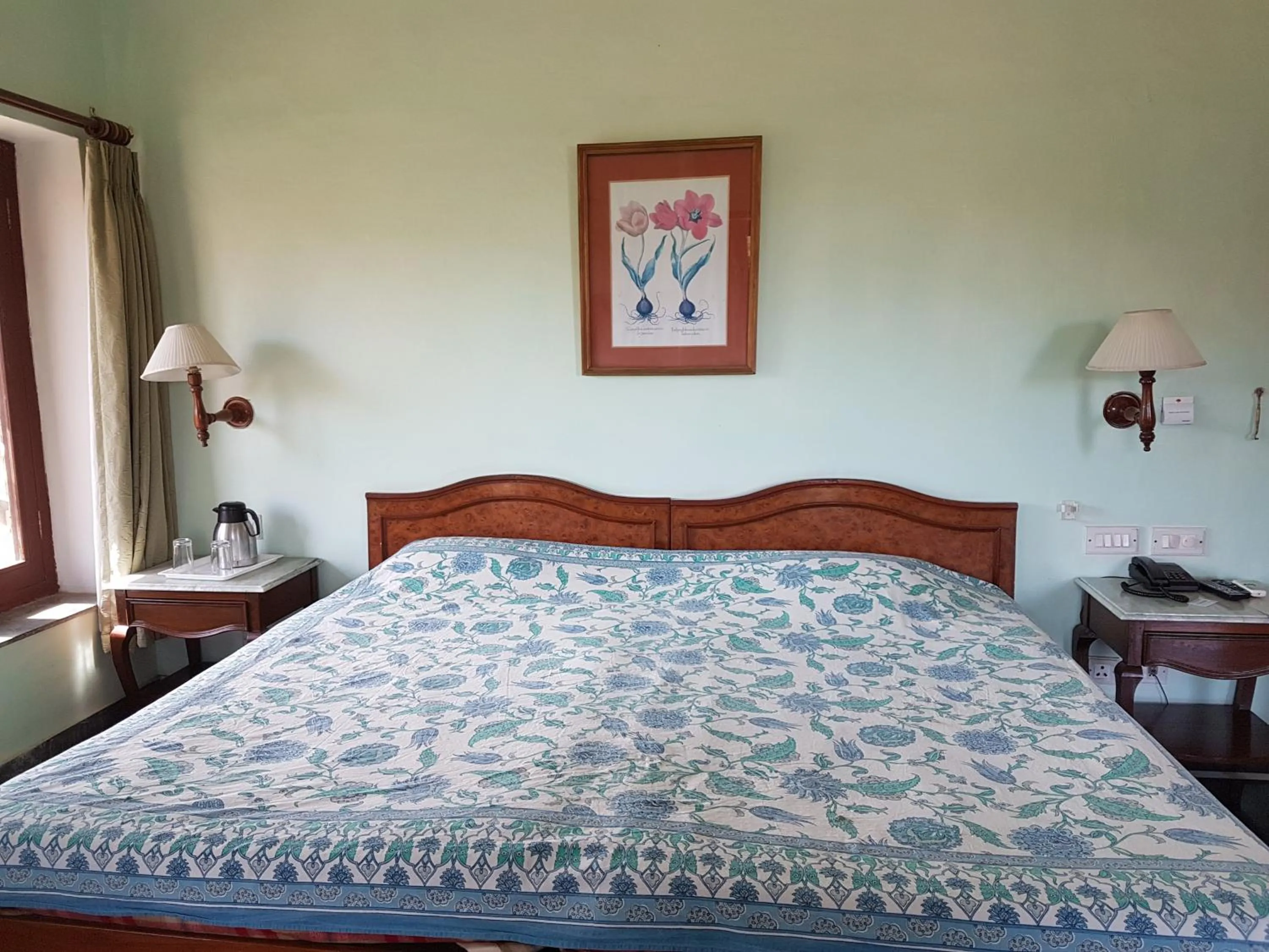 Bedroom, Bed in Kesar Bhawan Palace