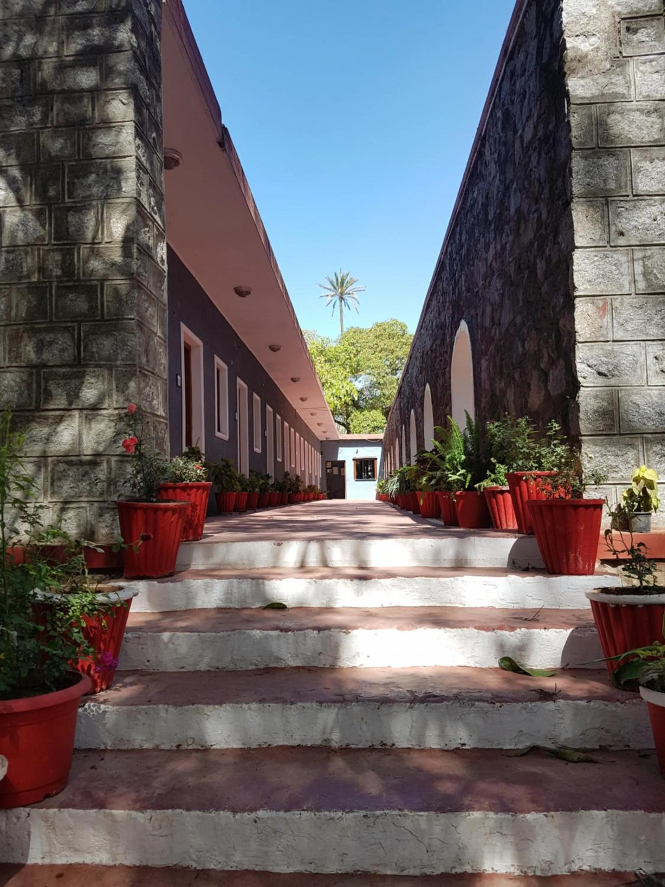 Facade/entrance in Kesar Bhawan Palace