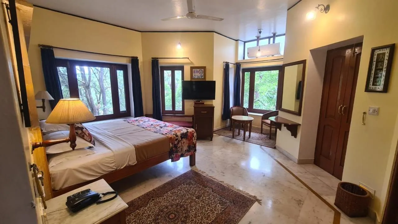 Bedroom, Bed in Kesar Bhawan Palace