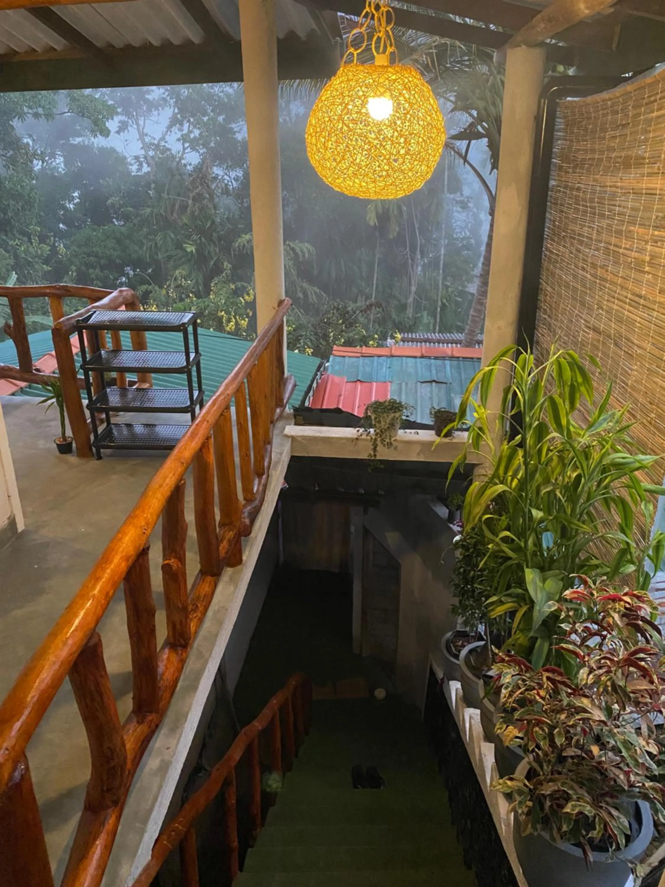 Balcony/Terrace in Cozy Homestay Waterfall Road Ella