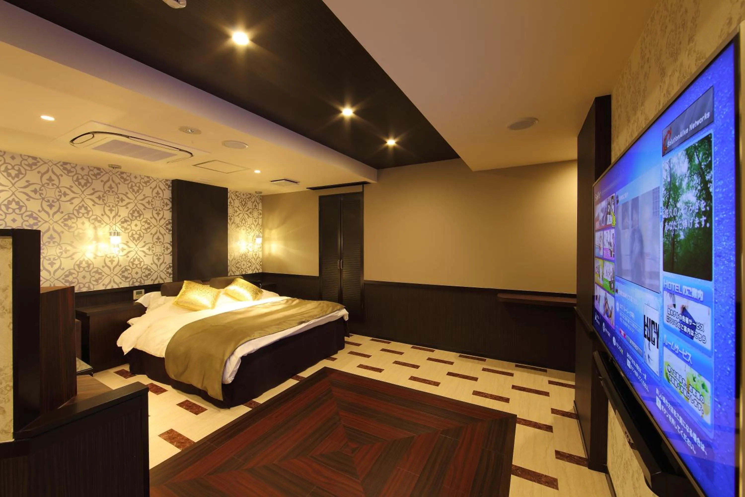 Bed in Hotel Water Gate Hamamatsu (Adult Only)