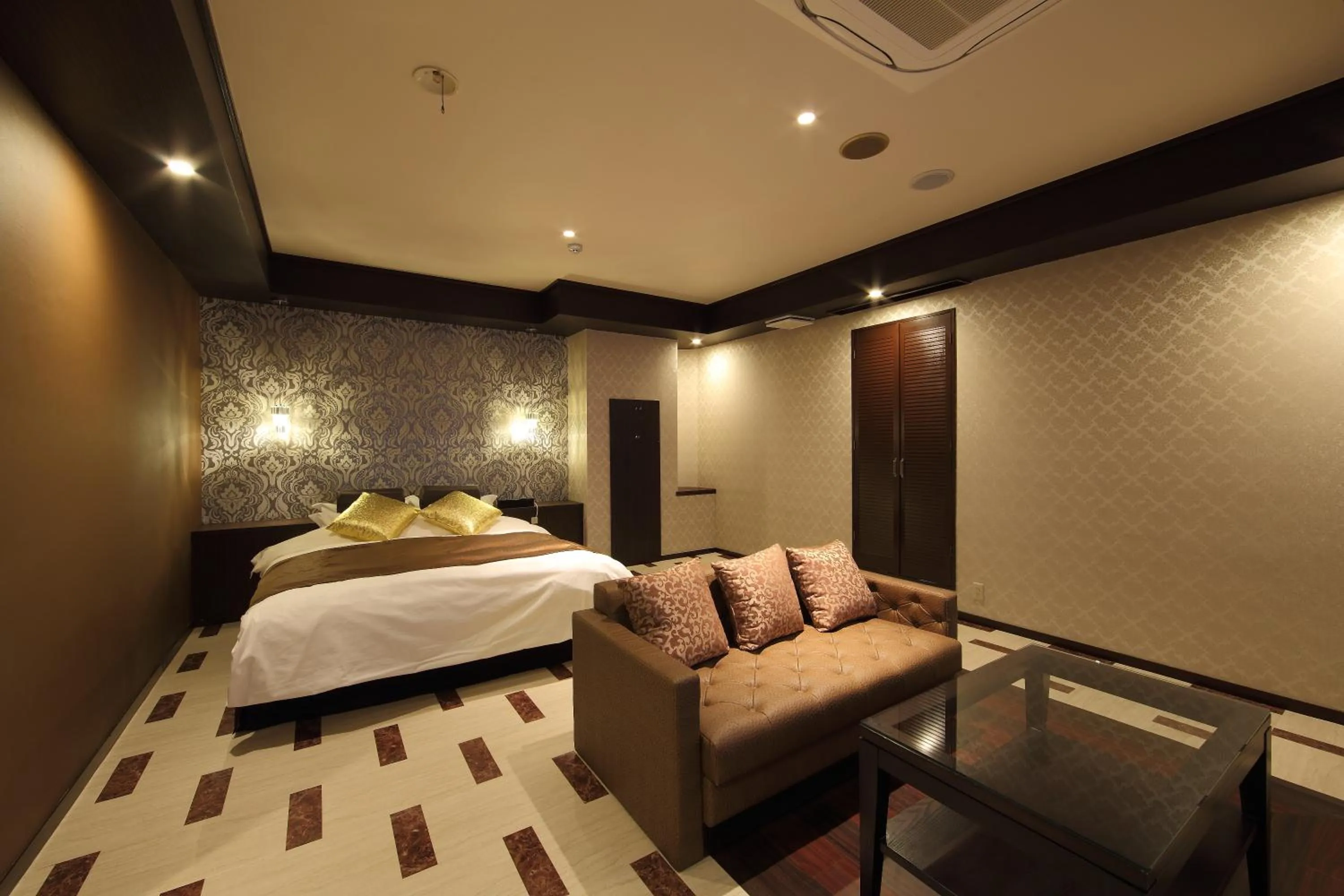 Bed in Hotel Water Gate Hamamatsu (Adult Only)