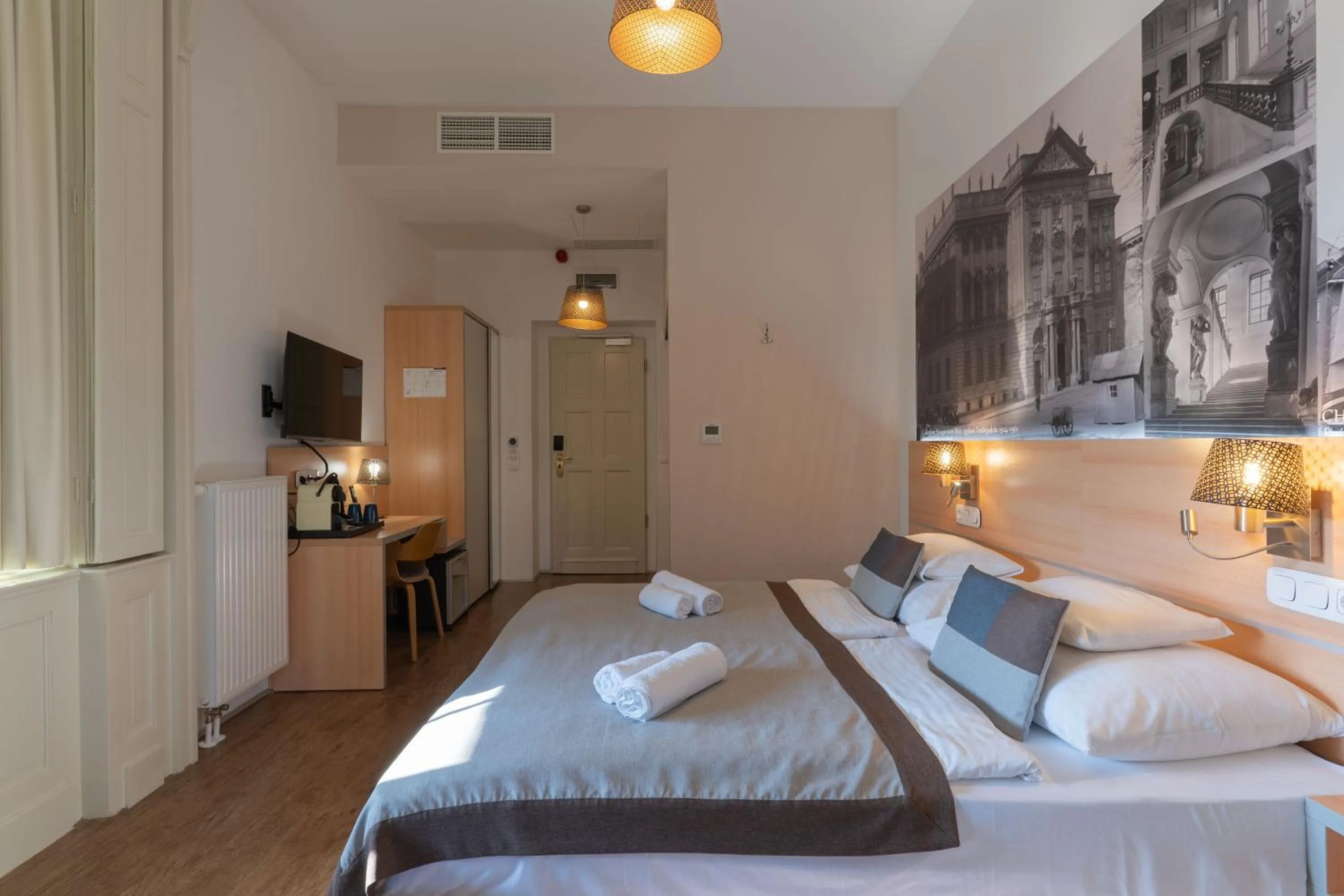 Bed in Klebelsberg Kastély Budapest