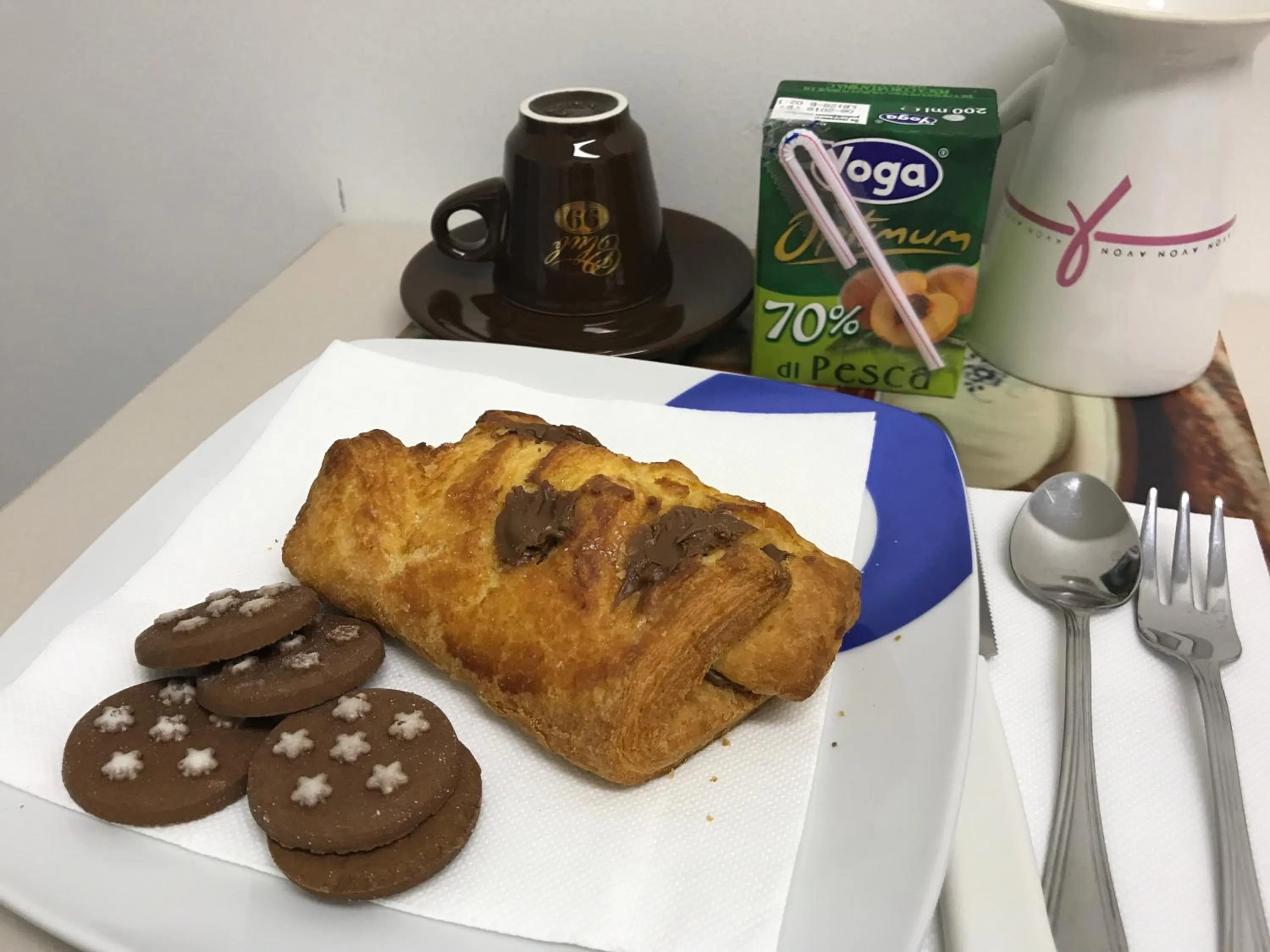 Italian breakfast in Good Night Moon B&B