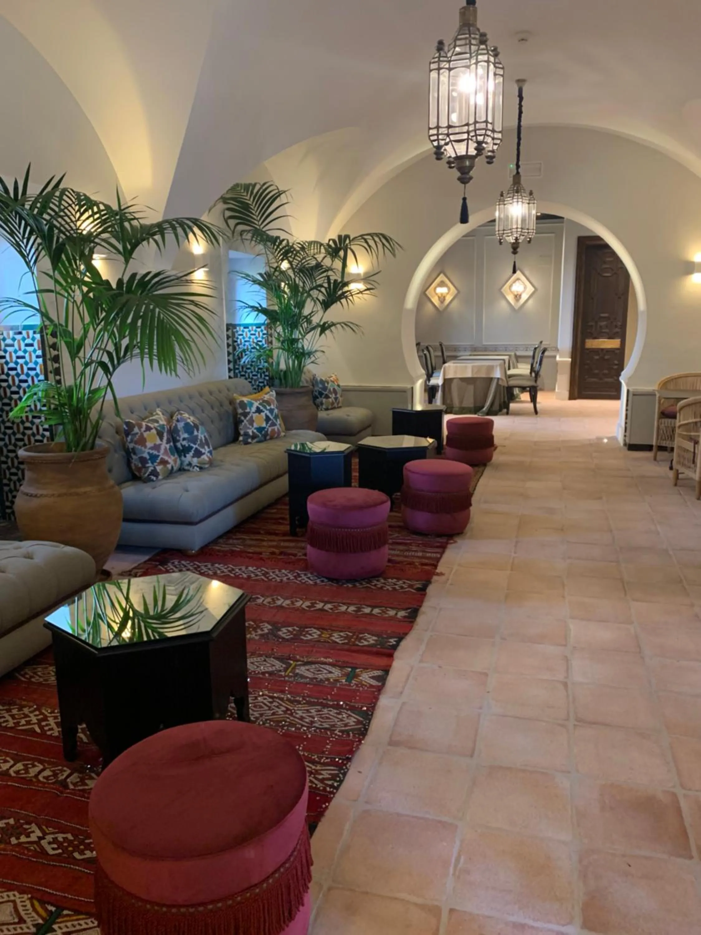 Lobby or reception in Soho Boutique Castillo de Santa Catalina - Adults Recommended