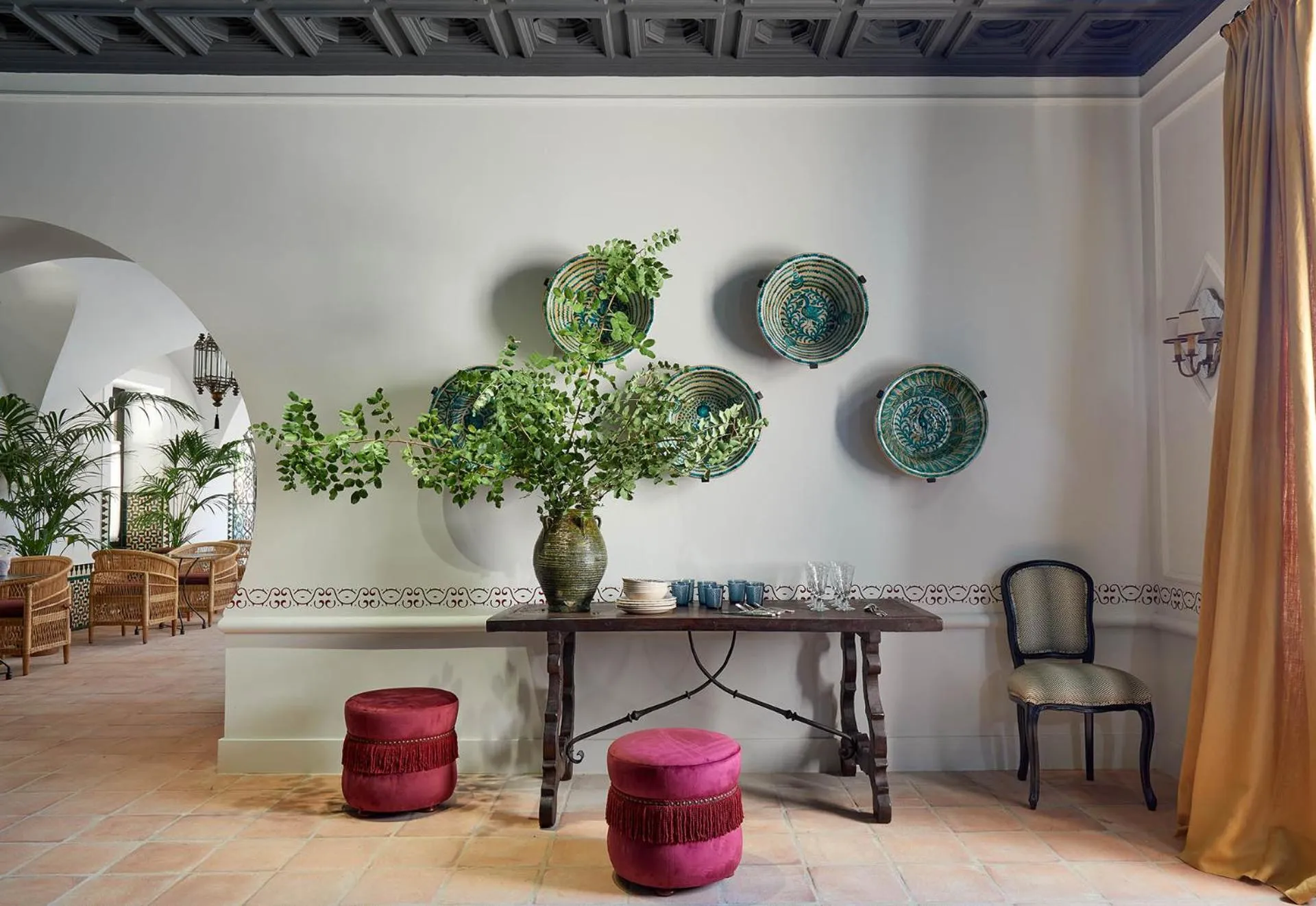 Lobby or reception in Soho Boutique Castillo de Santa Catalina - Adults Recommended