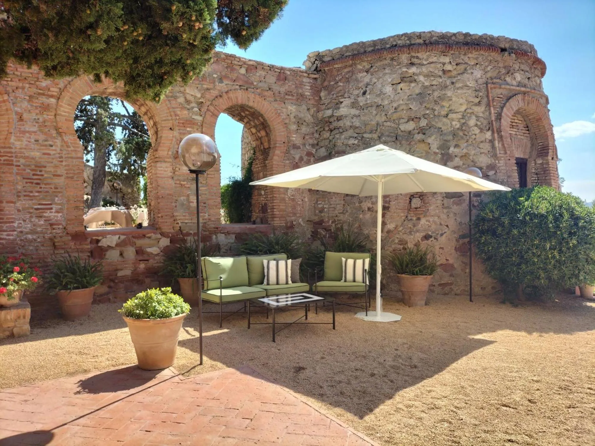 Patio in Soho Boutique Castillo de Santa Catalina - Adults Recommended