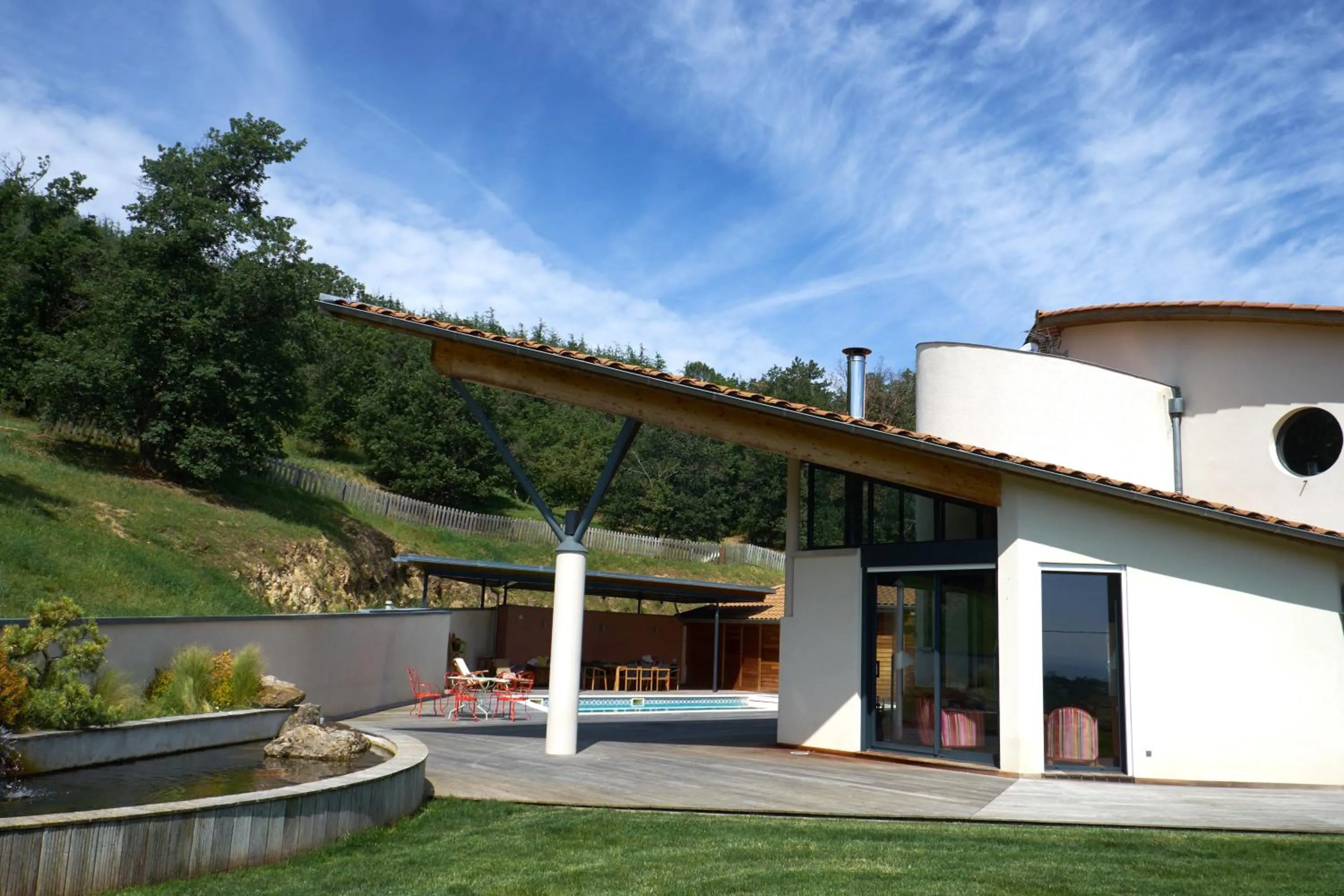 Pool view in la Palisse