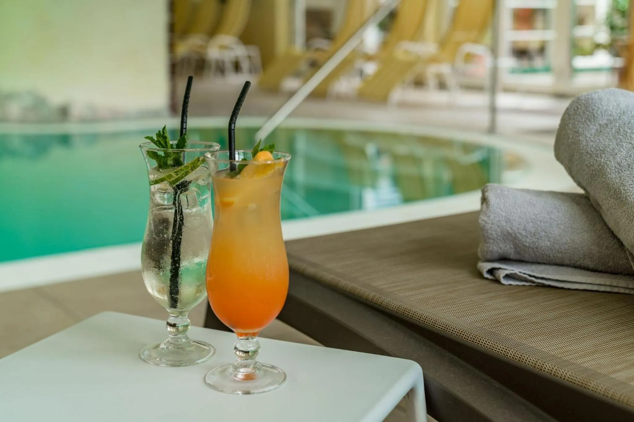 Swimming pool in Panoramahotel Gürtl