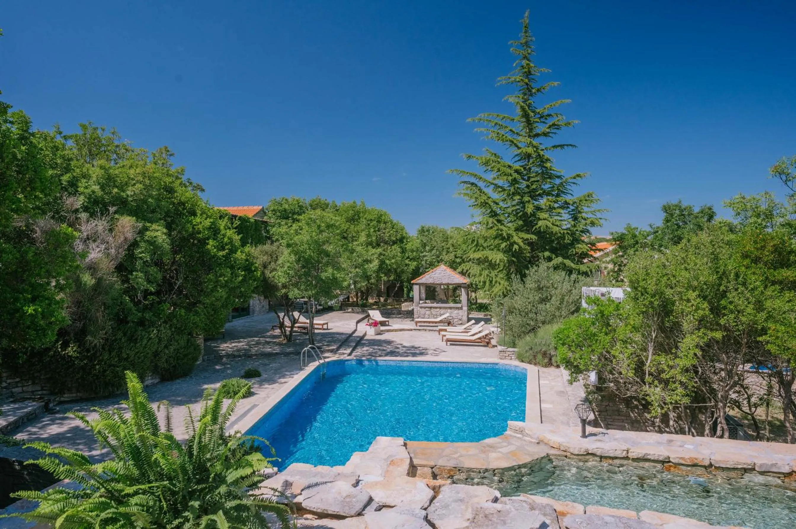 Pool view in Nono Ban Stone & Soul