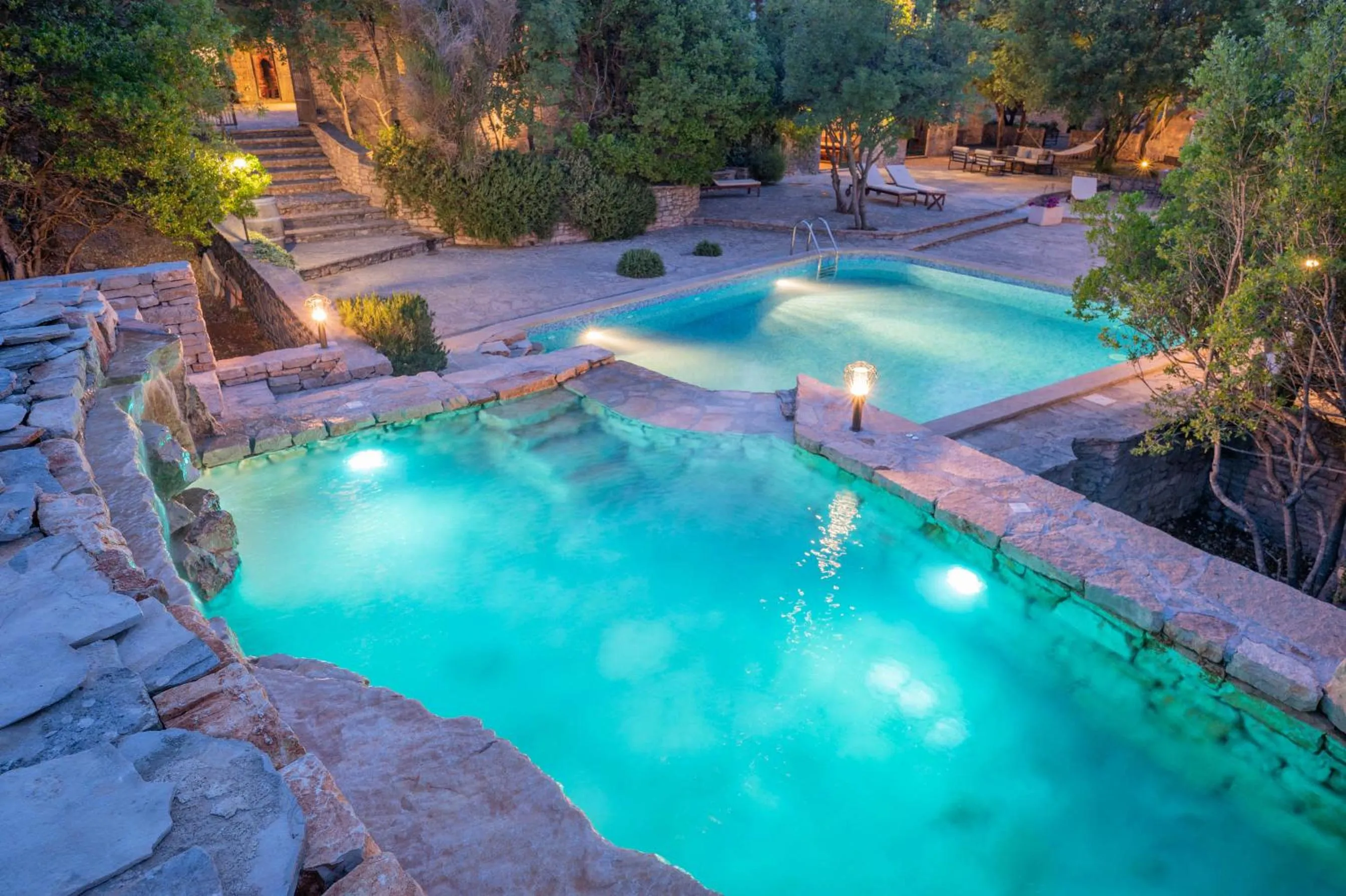 Pool view in Nono Ban Stone & Soul