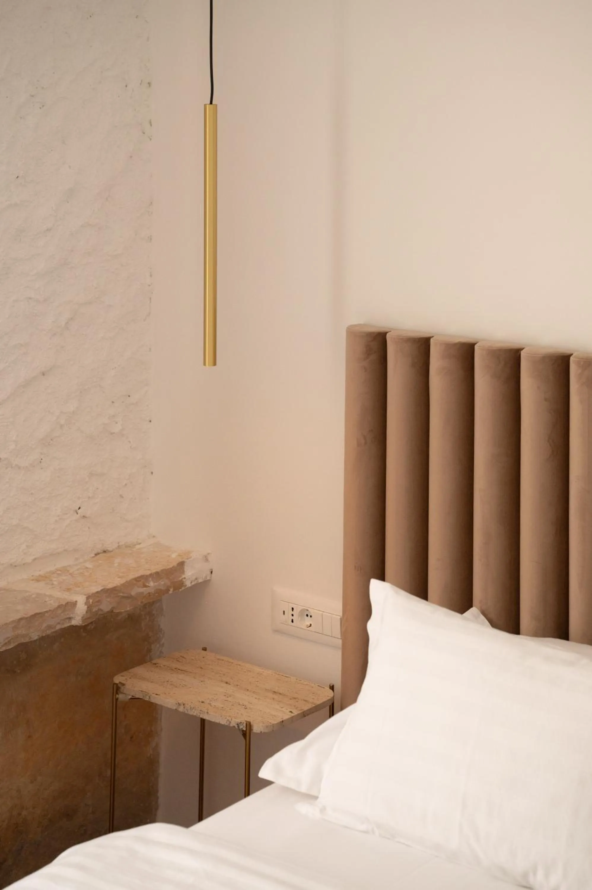 Decorative detail, Bed in Nono Ban Stone & Soul