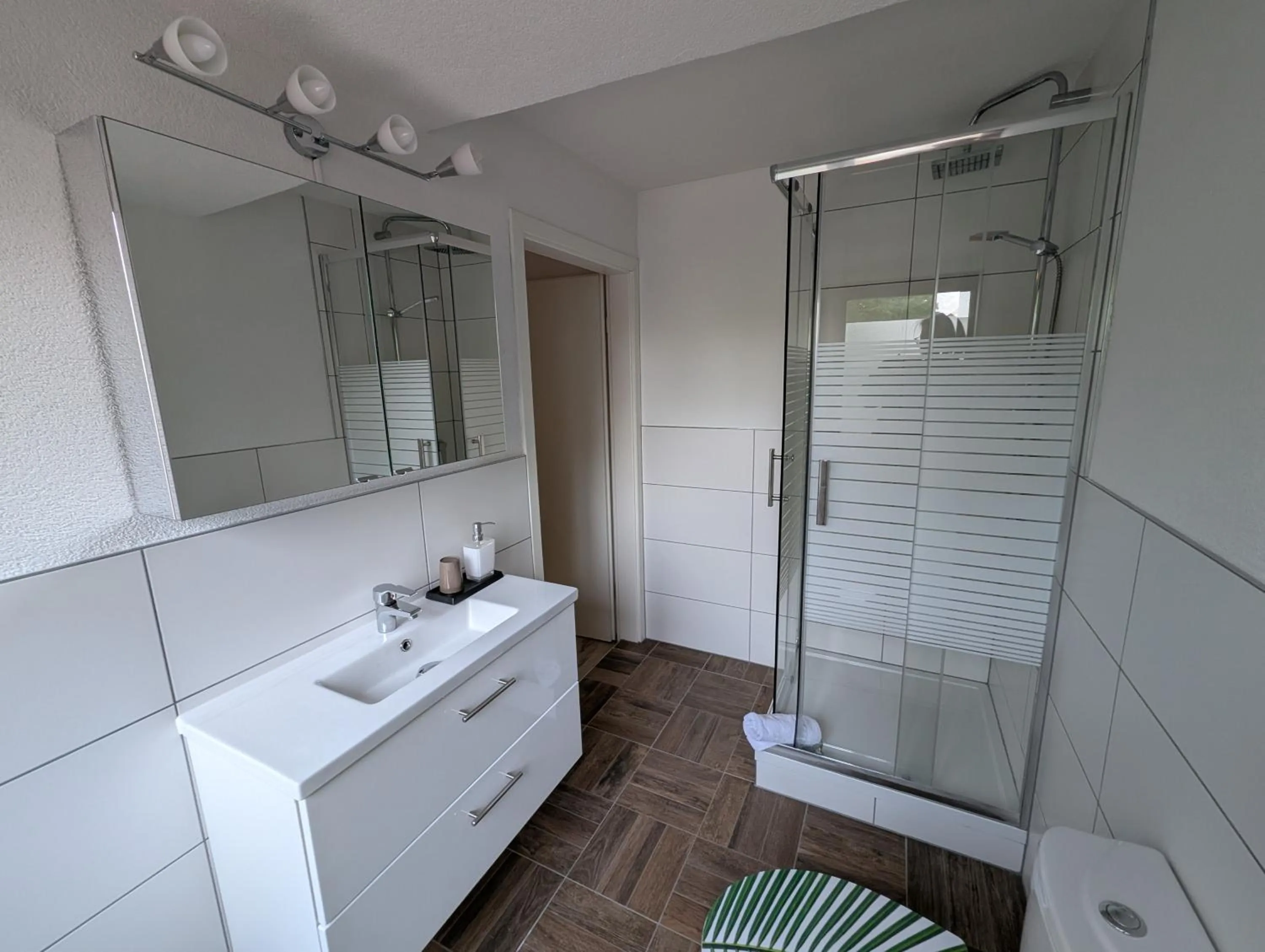 Shower in Hotel Pension Blüchersruh