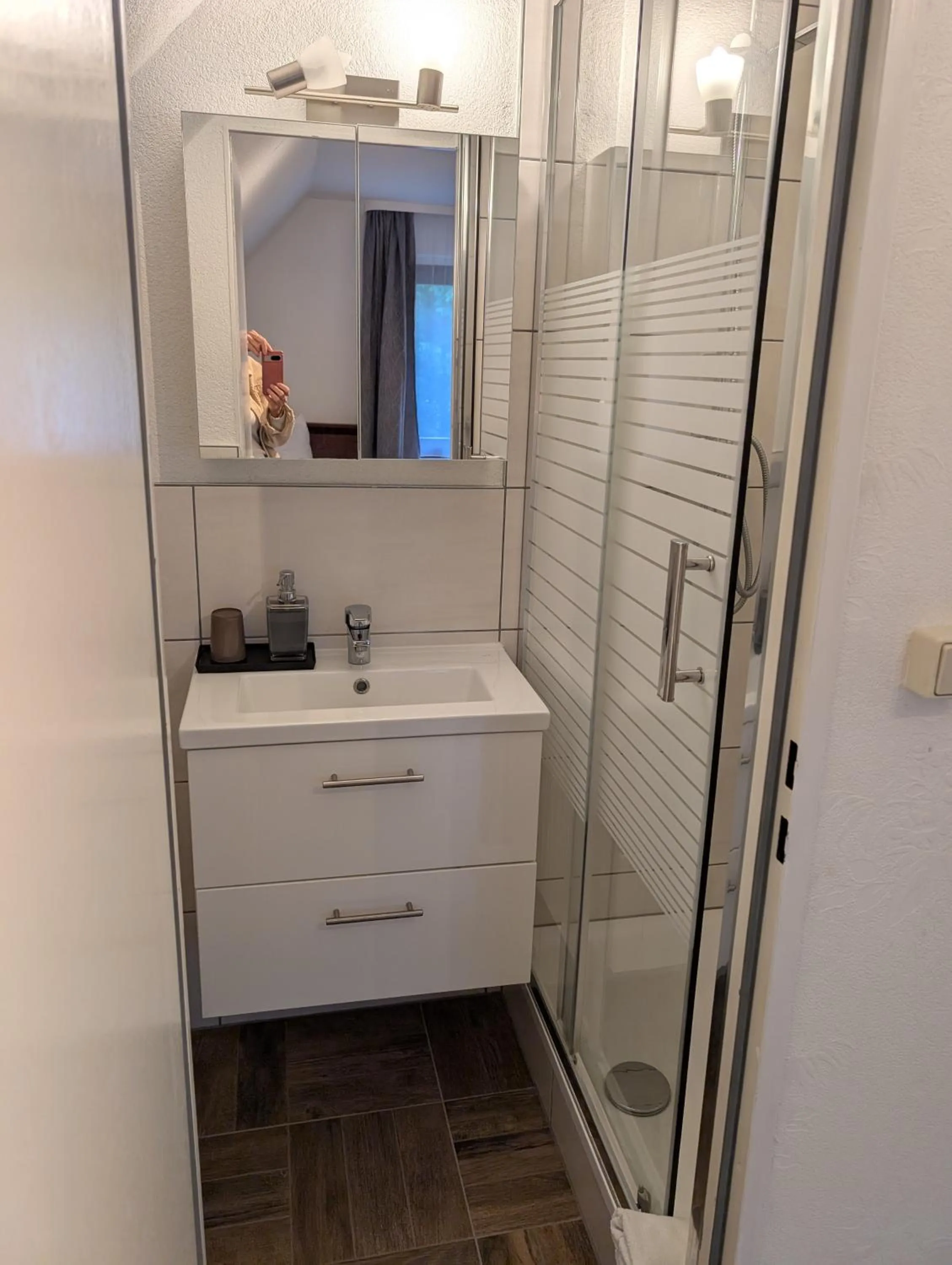 Shower in Hotel Pension Blüchersruh