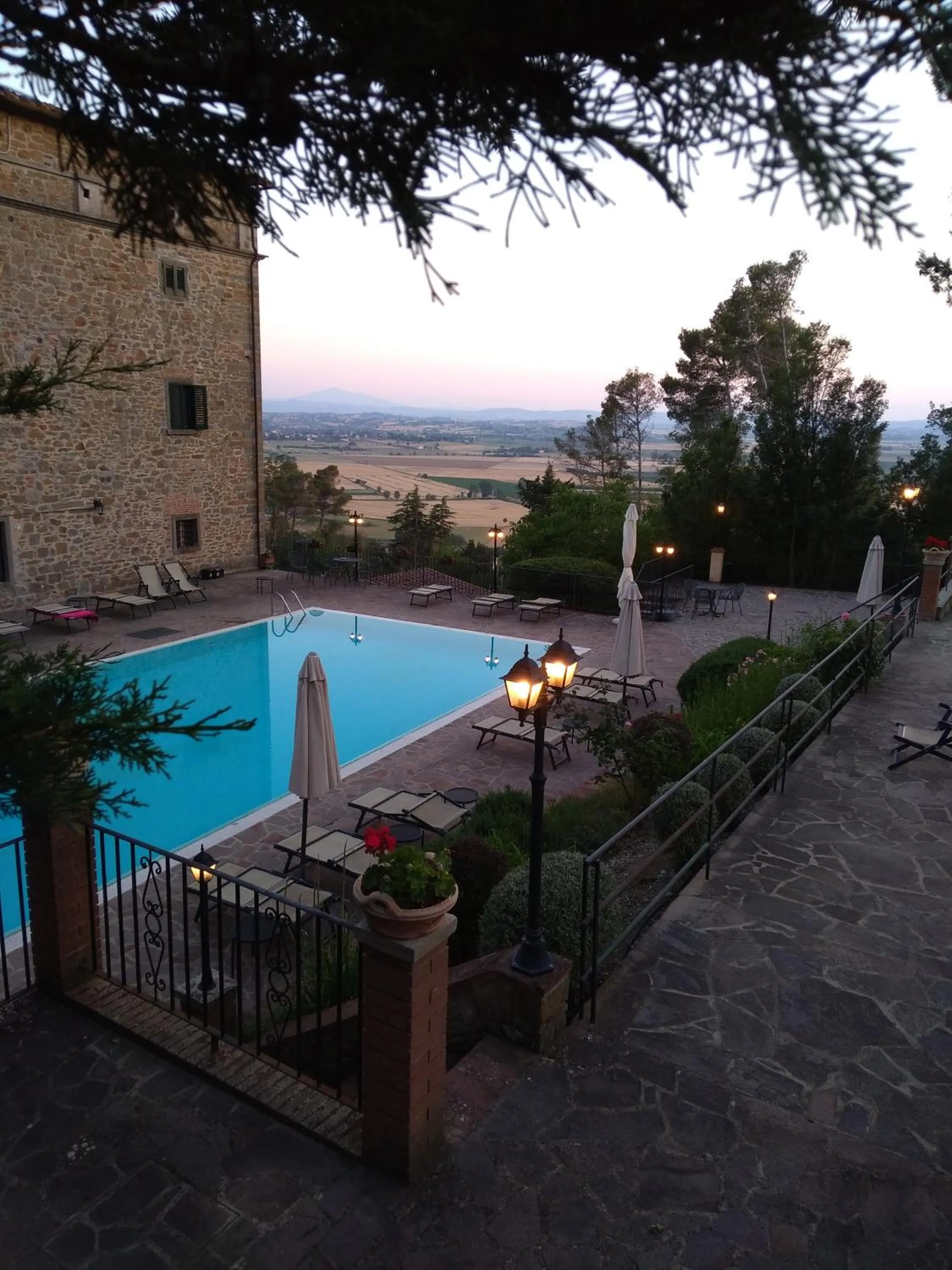 Swimming pool in Villa Schiatti