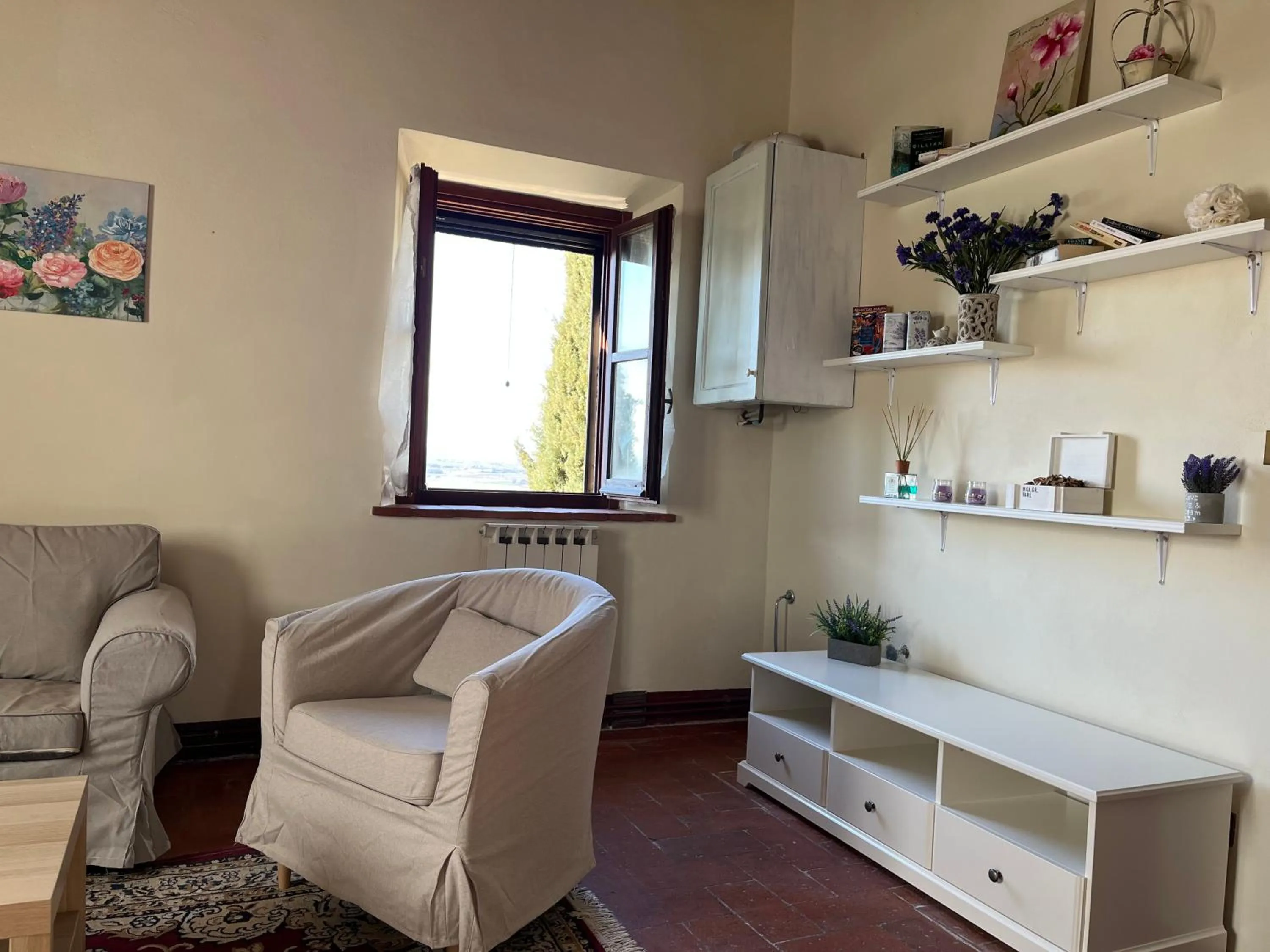 Living room in Villa Schiatti