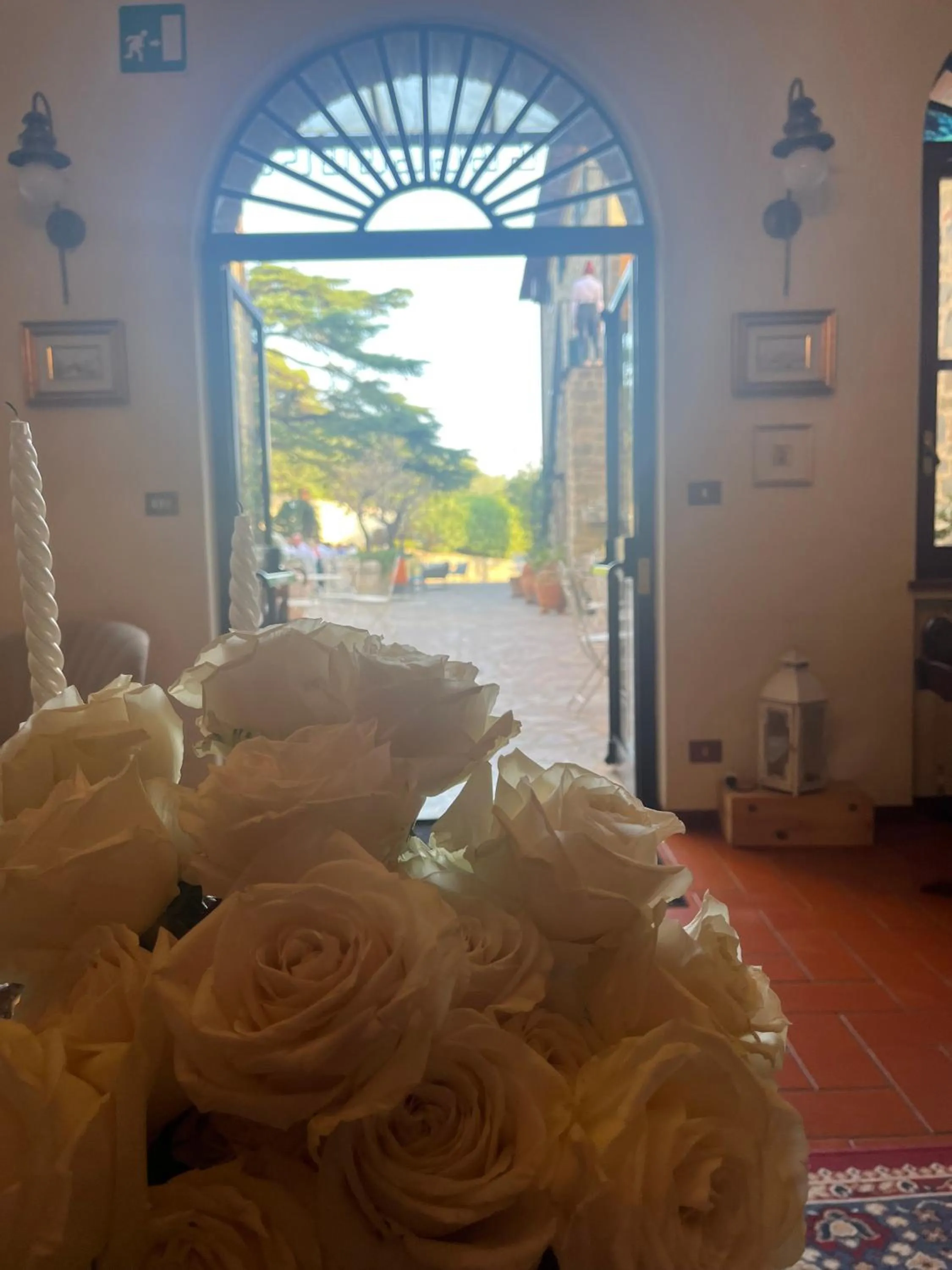 Inner courtyard view in Villa Schiatti