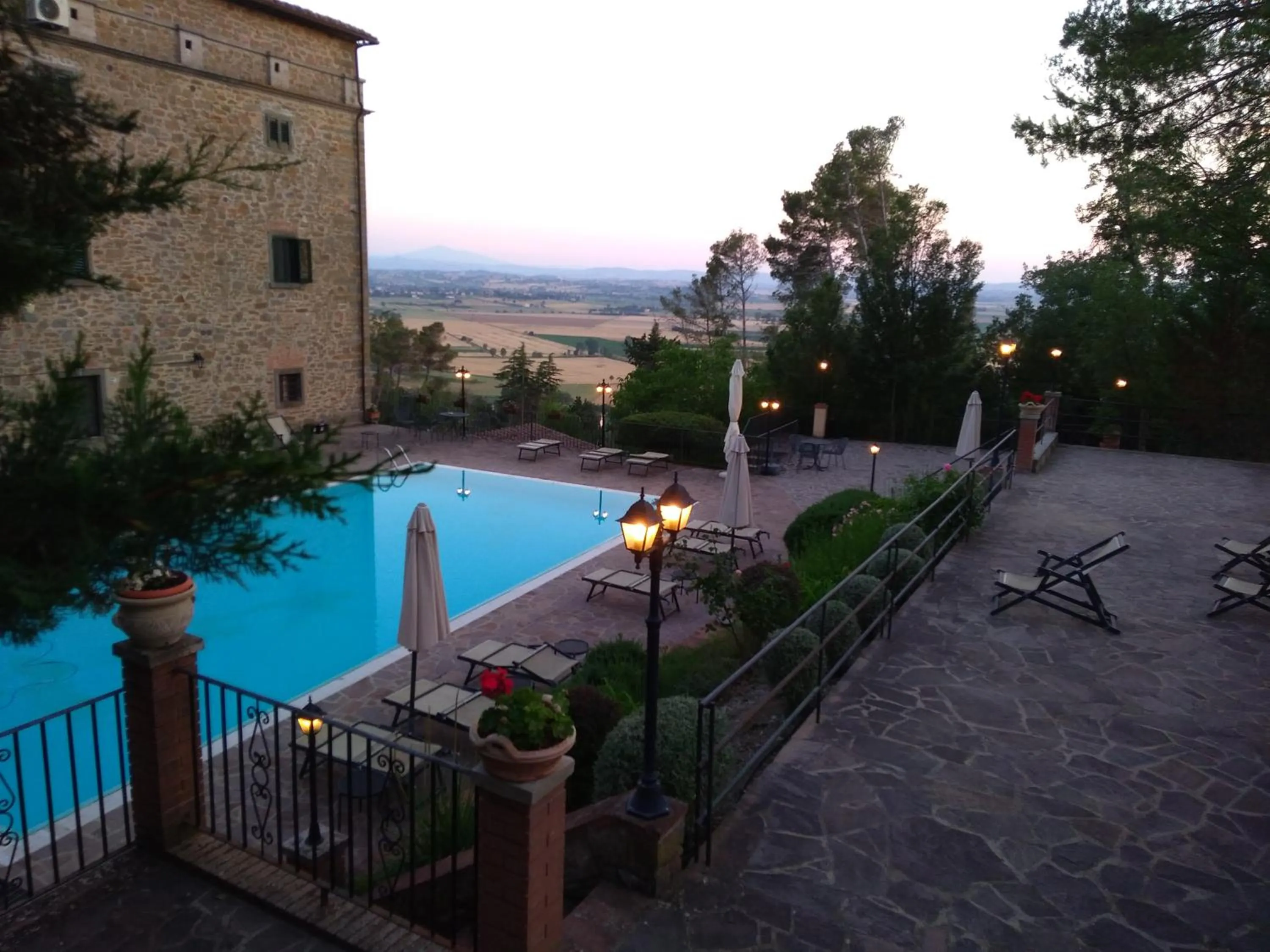 Swimming pool in Villa Schiatti