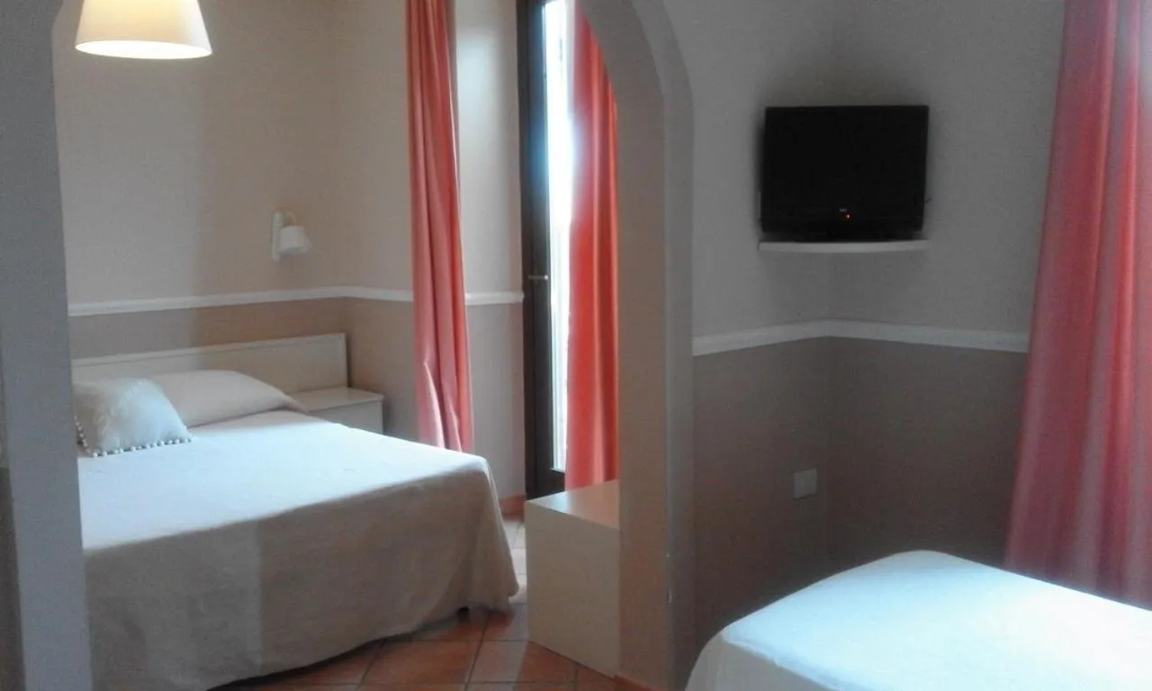 Bed in Hotel Moderno